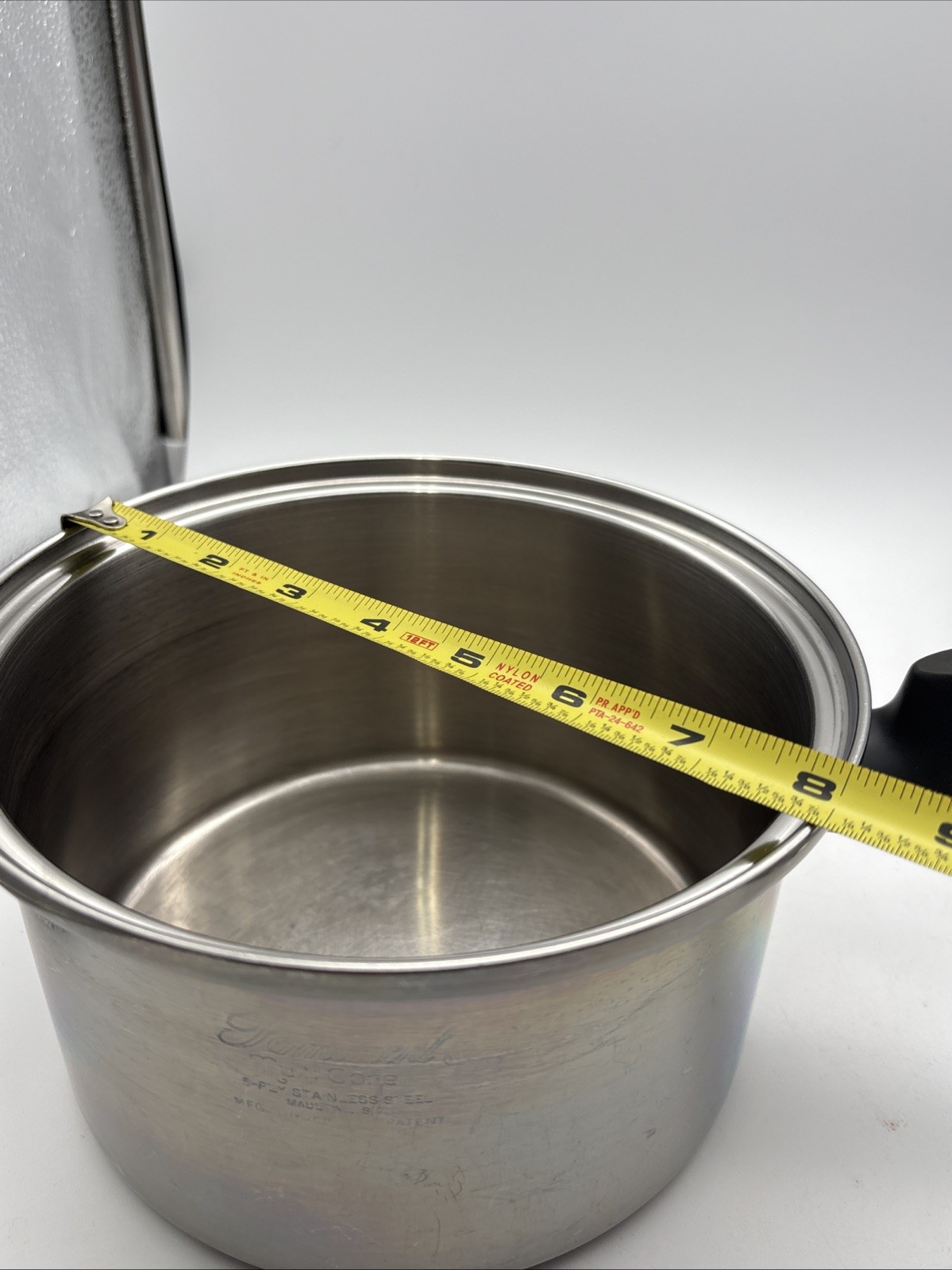VTG Permanent Multi-Core 5 Ply Stainless Steel 2 qt Saucepan & Steamer Basket