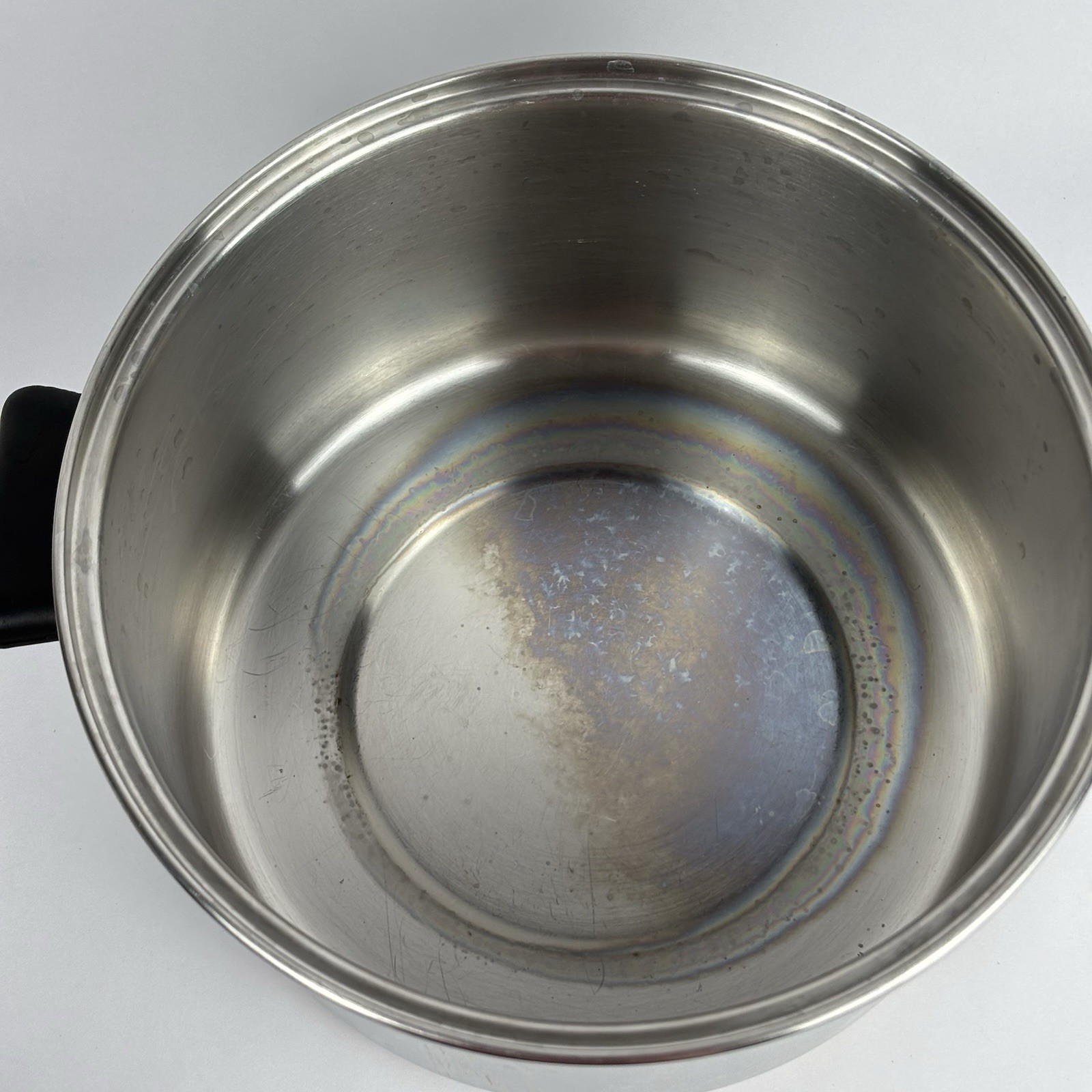 Vollrath Tri Ply 18-8 Stainless Steel Stock Pot Sauce Pan Approx 4 Quarts VTG