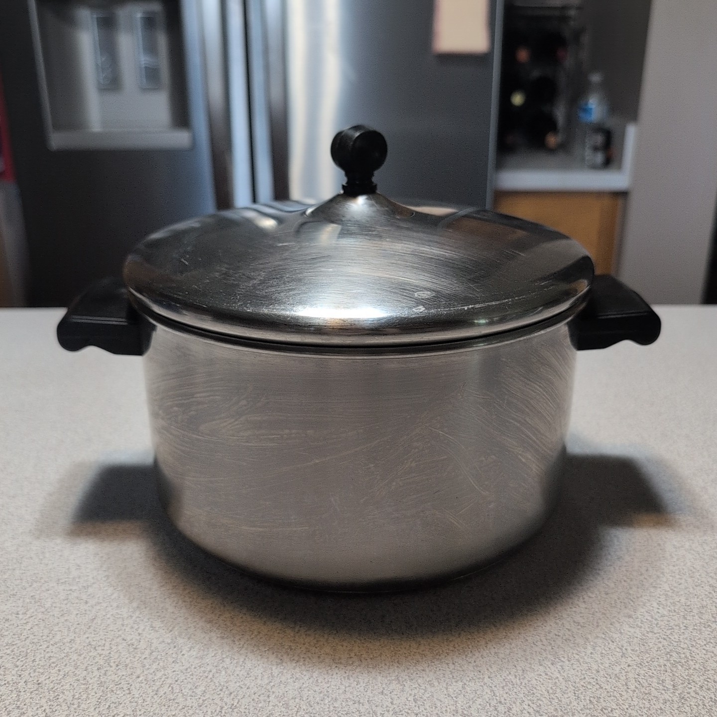 Farberware 18/10 Stainless Steel Impact Bonded 6 Qt. Quart Stock Pot With Lid