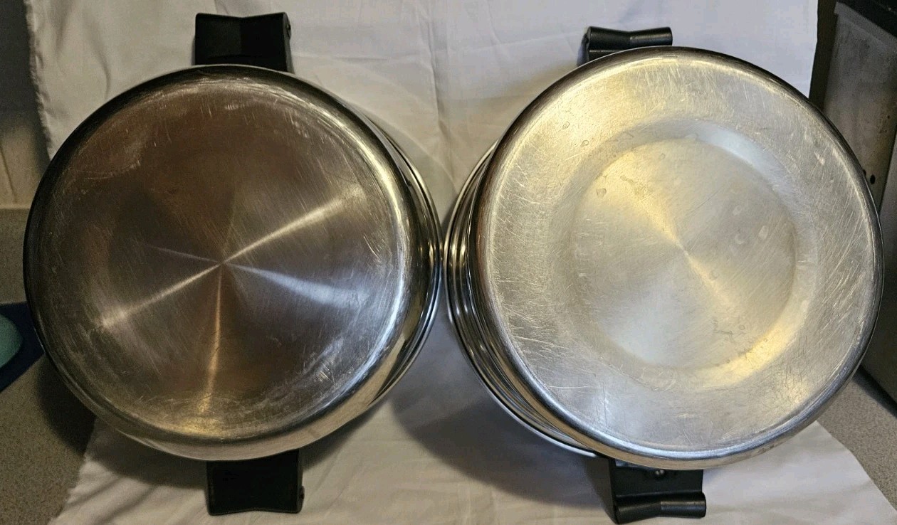 Saladmaster 6.5 Qt Tri-clad Stainless Steel Dutch Oven Stockpot Fry Pan Lid 18-8