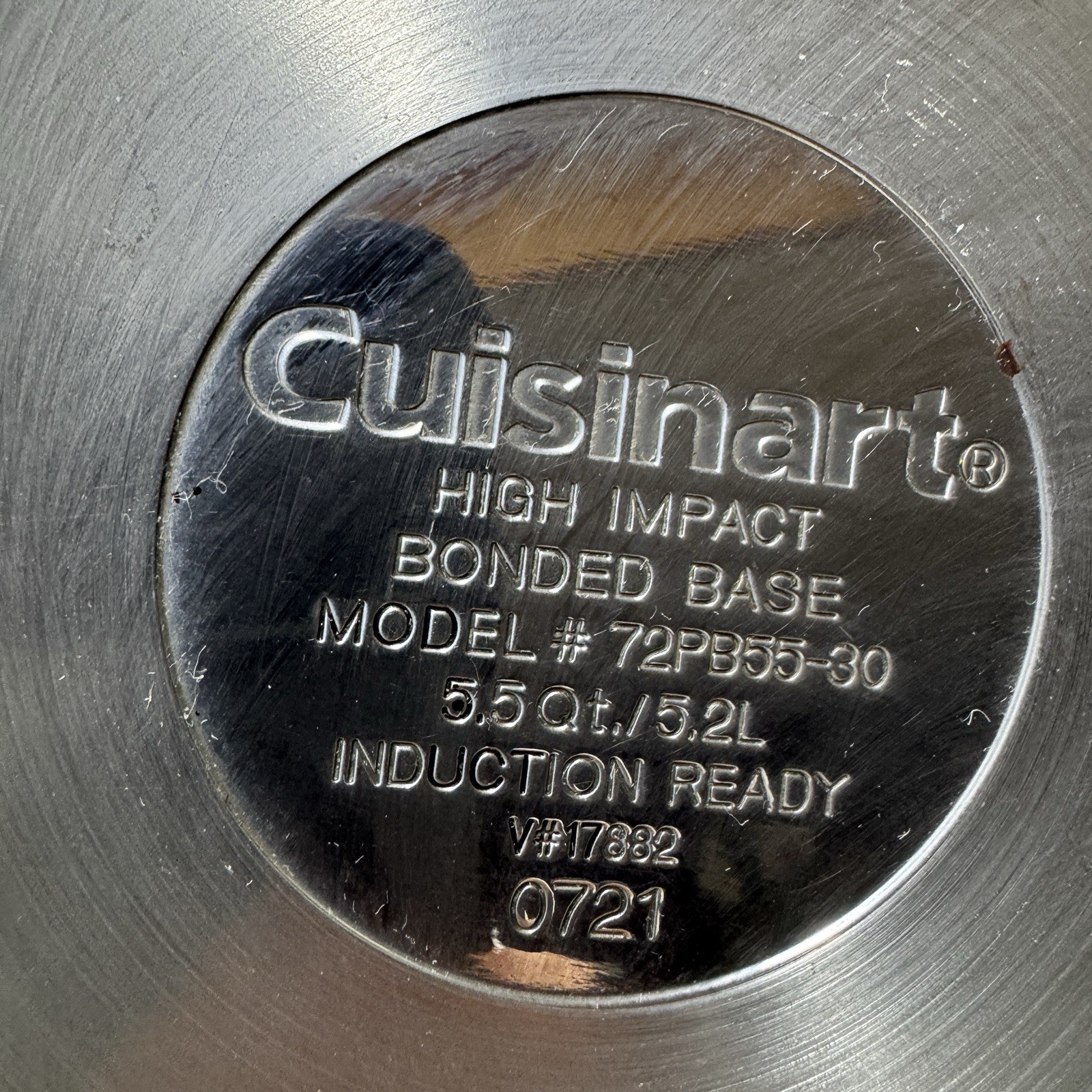 Cuisinart MultiClad Pro 5.5 Qt Casserole Pan & Lid 72PB55-30 Tri-Ply Stainless