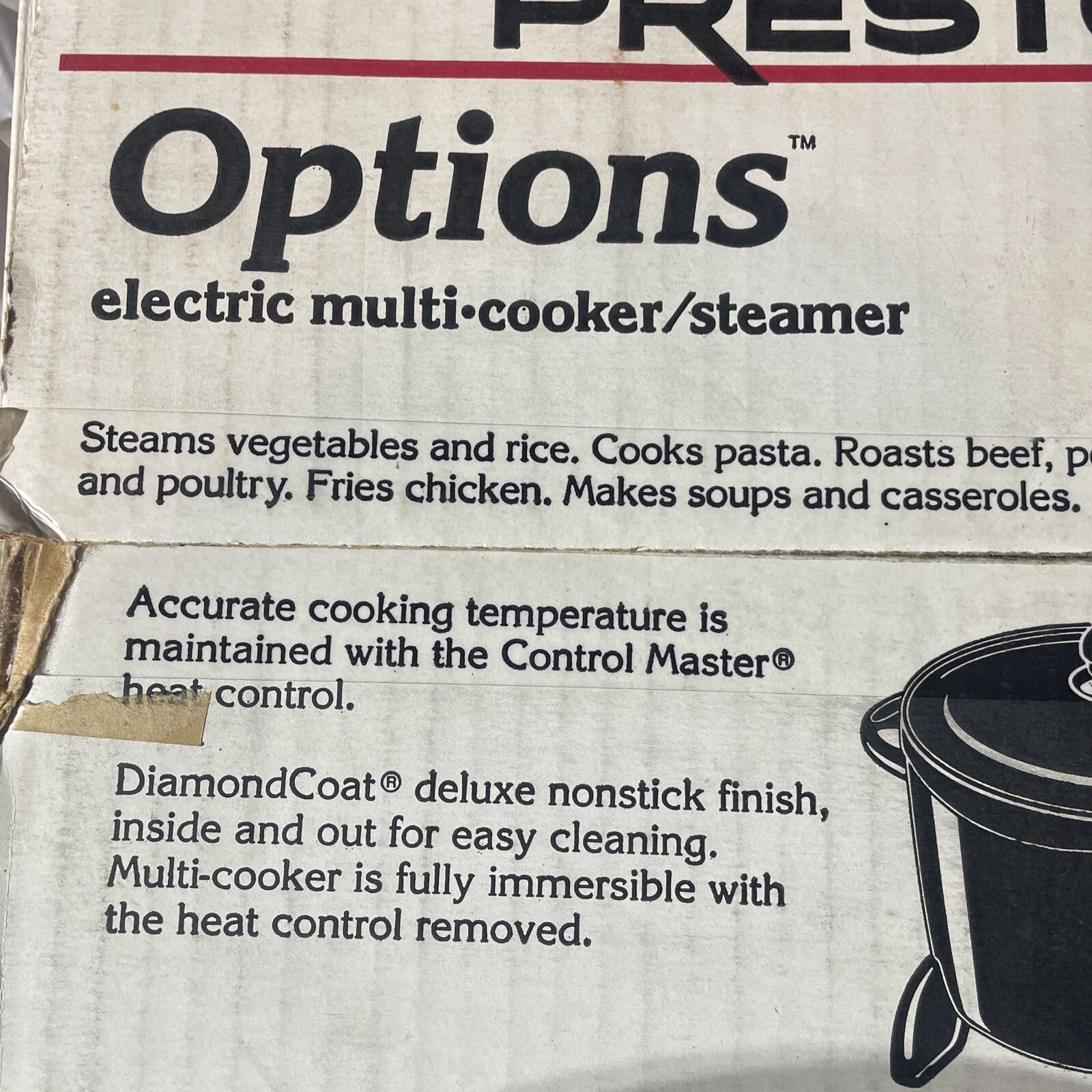Presto Multi-Cooker Dark Gray Electric Non-Stick Interior, Easy To Use And Clean