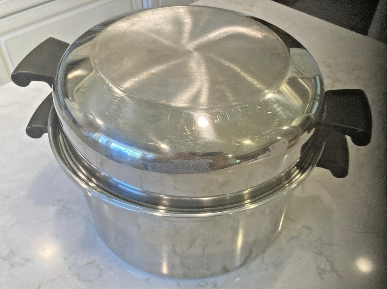 THERMO CORE Thermium Multi-Plex Stainless Steel 6 Qt Stock Pot w/Domed Lid USA