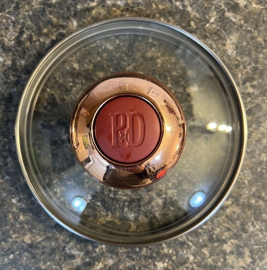 Paula Deen 5 1/8″ Glass Lid w/ Red Copper Knob
