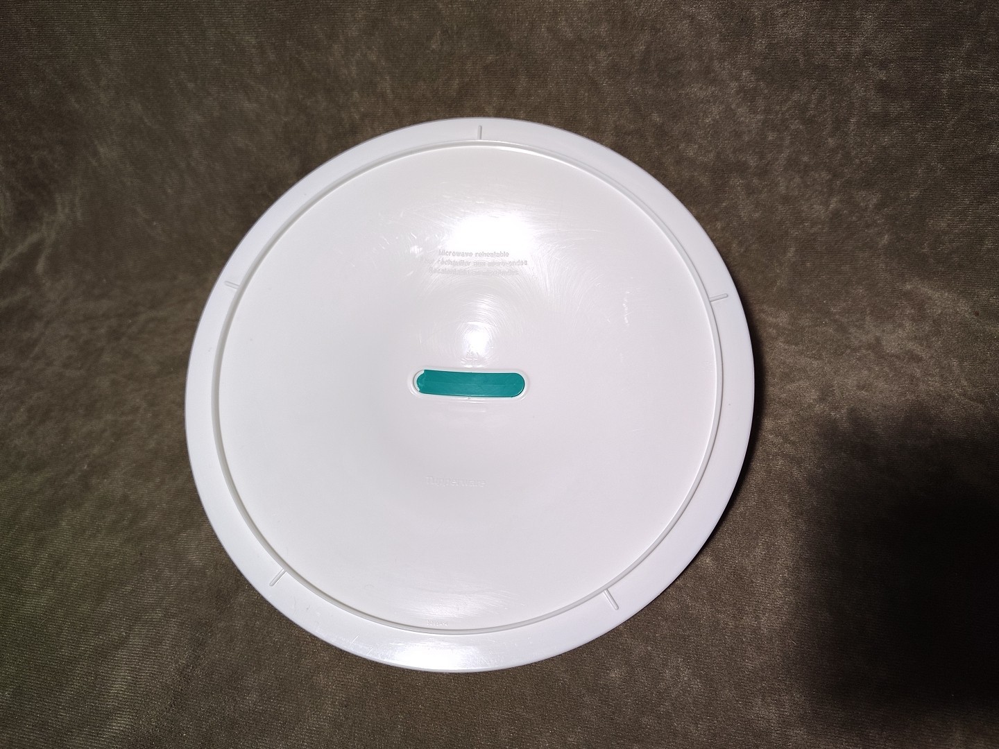 Tupperware #3066 Microsteamer Blue Dish #3067 Green Colander #3065 White Cover