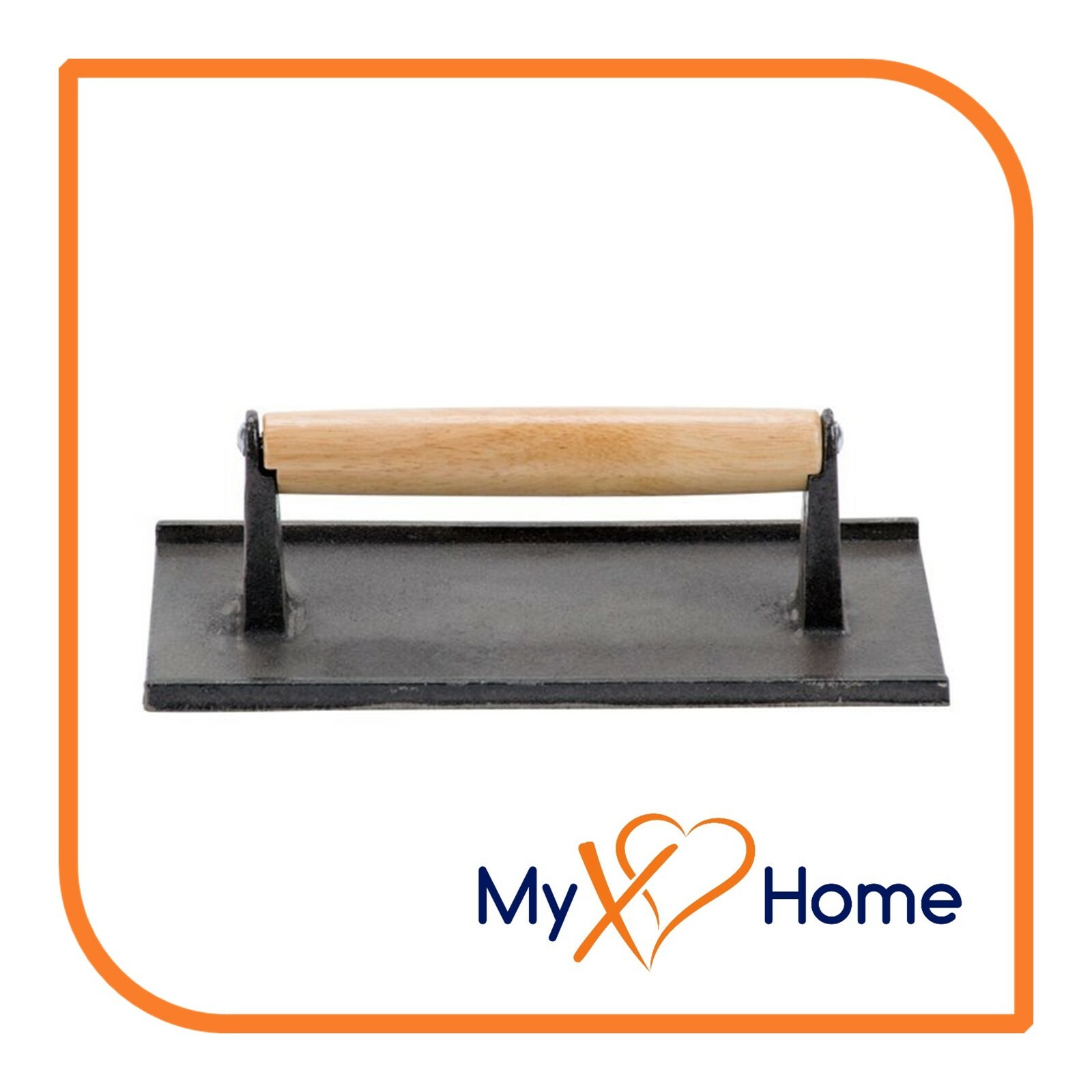 9 1/2″ x 5 3/4″ Cast Iron Steak Weight (1 Steak Weight) by MyXOHome