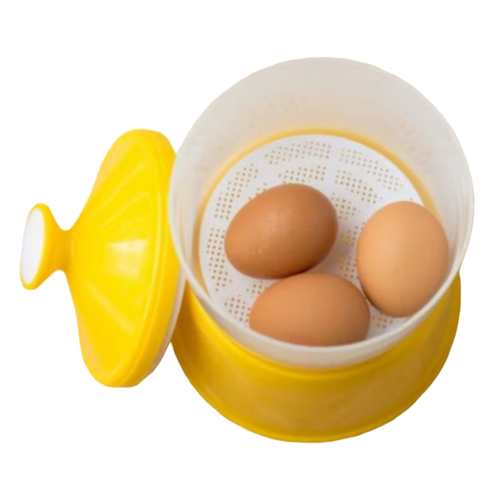 Malaysia Half Boiled Egg Maker BPA-Free Easy Use Drip Hole No Electric Needed