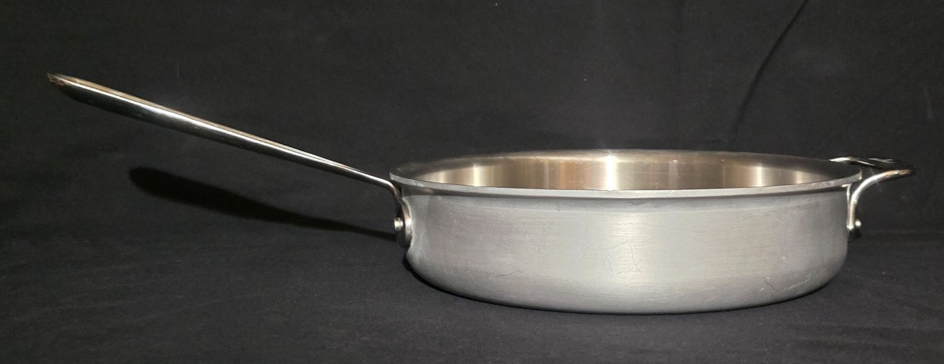 All-Clad 3QT MC2 11 1/4″ Saute 2 Handle Brushed Aluminum Exterior / SS Interior
