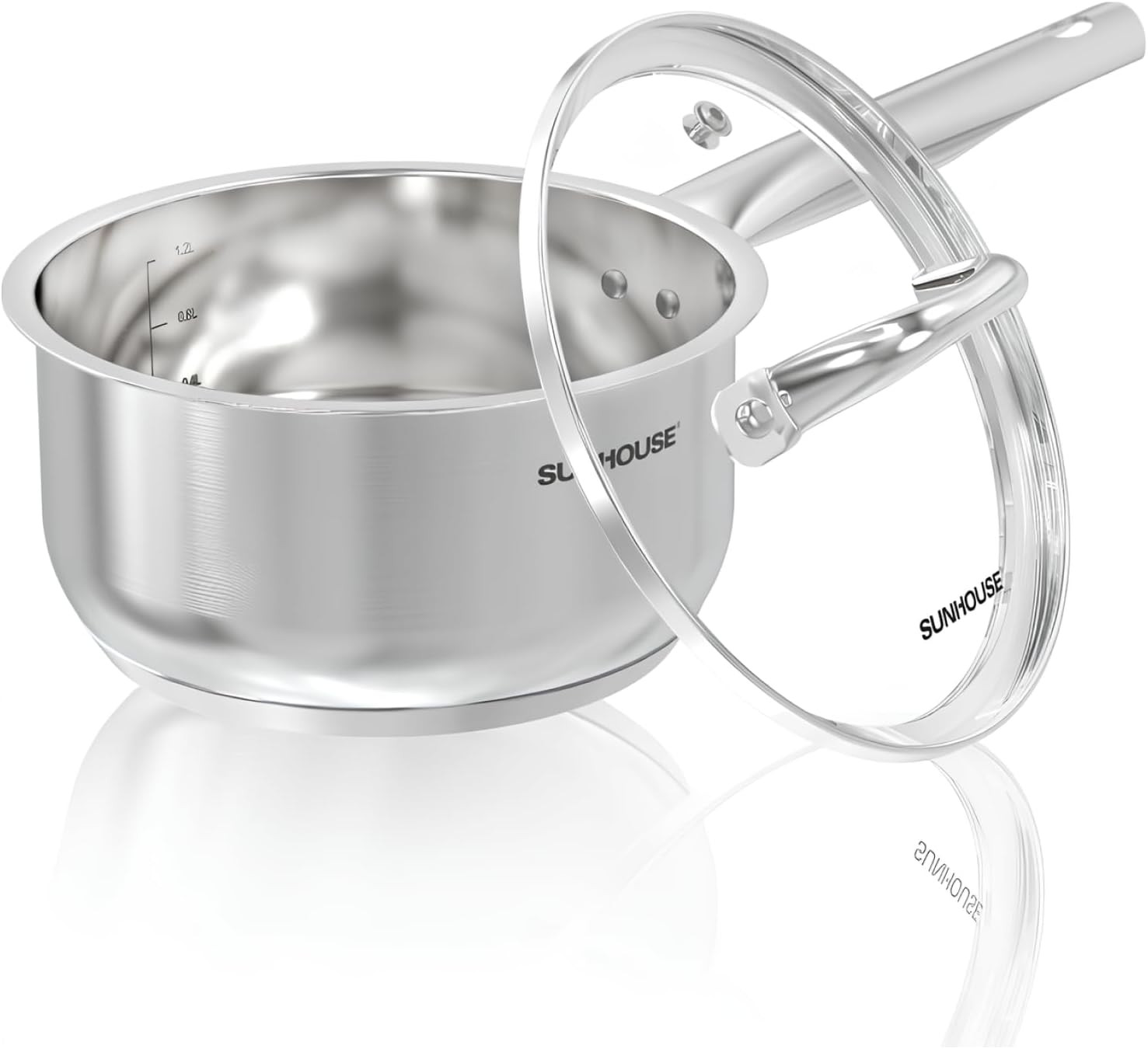 – 1.5 Quart Stainless Steel Sauce Pan with Lid – PFOA-FREE, Stainless Steel Sauc