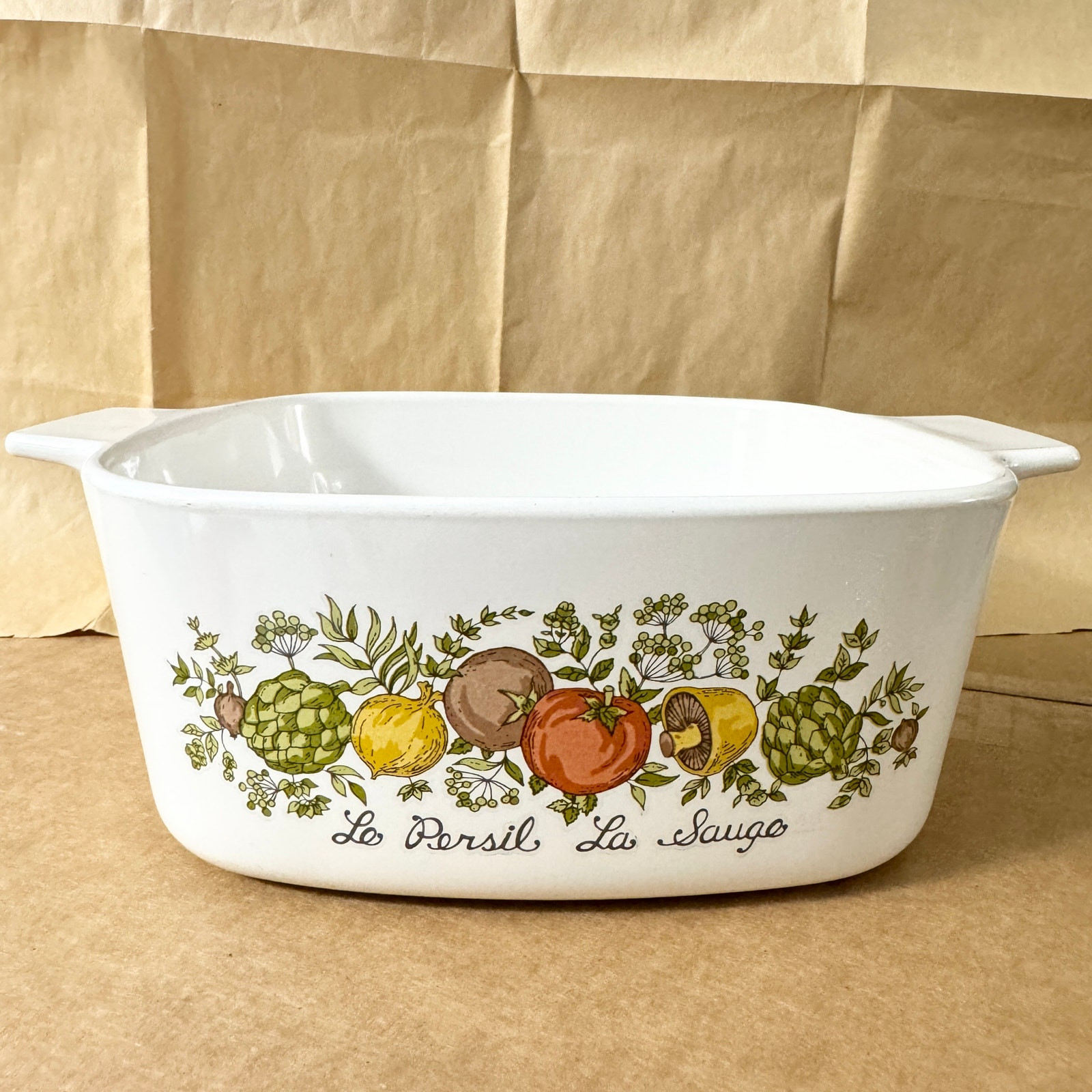 Spice of life, Le Persil La Sauge, Corning Ware A1-1/2B, 1.5 liter casserole