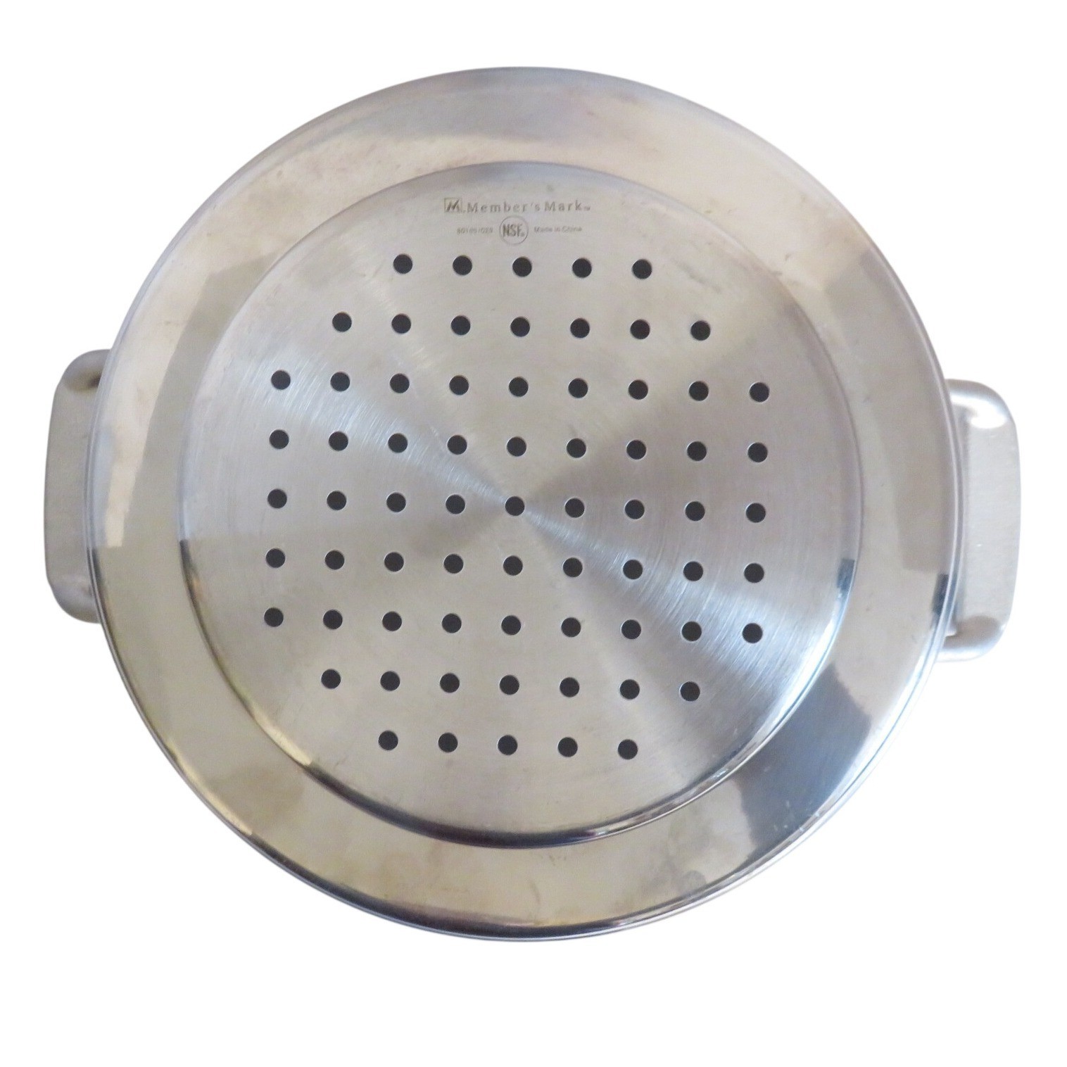 Member’s Mark Stainless Steel Steamer Basket Insert Dual Handle NSF 80105/029