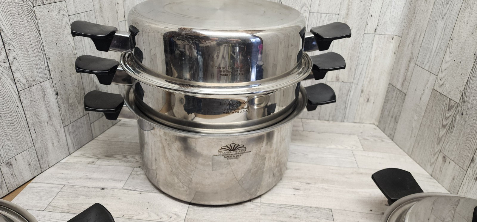 PRO-HEALTH ULTRA MAGNETIC INDUCTION CORE WATERLESS COOKWARE 7 PC