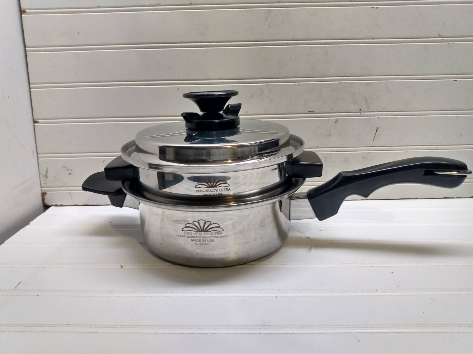 Pro-Health Ultra Magnetic Induction Core 2 QT Saucepan Double Boiler Insert Lid