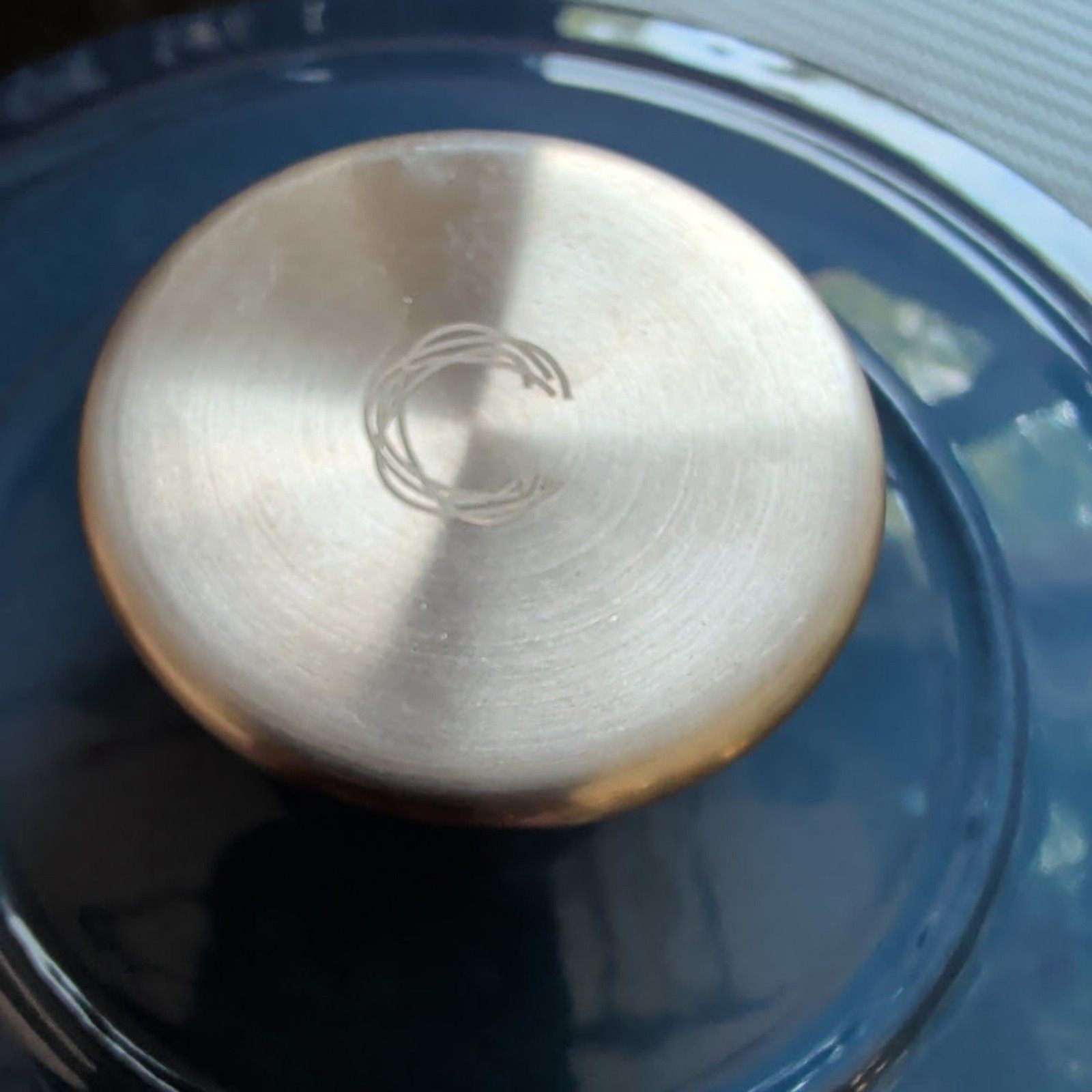 Crock-Pot Artisan 2Quart Replacement Lid Round Enameled Cast Iron (Navy Blue)