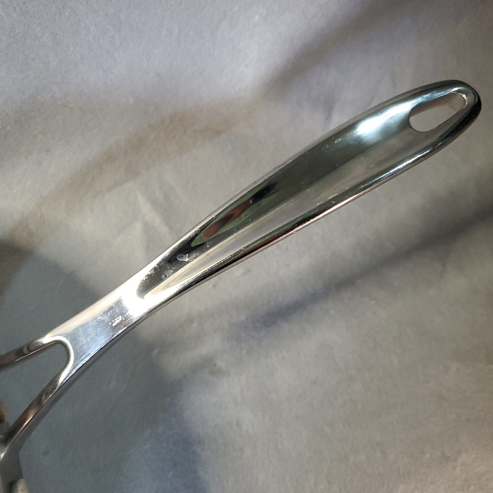 Calphalon 3 QT Quart Stainless Steel Pan Skillet Saute w/Glass Lid #5003 – READ