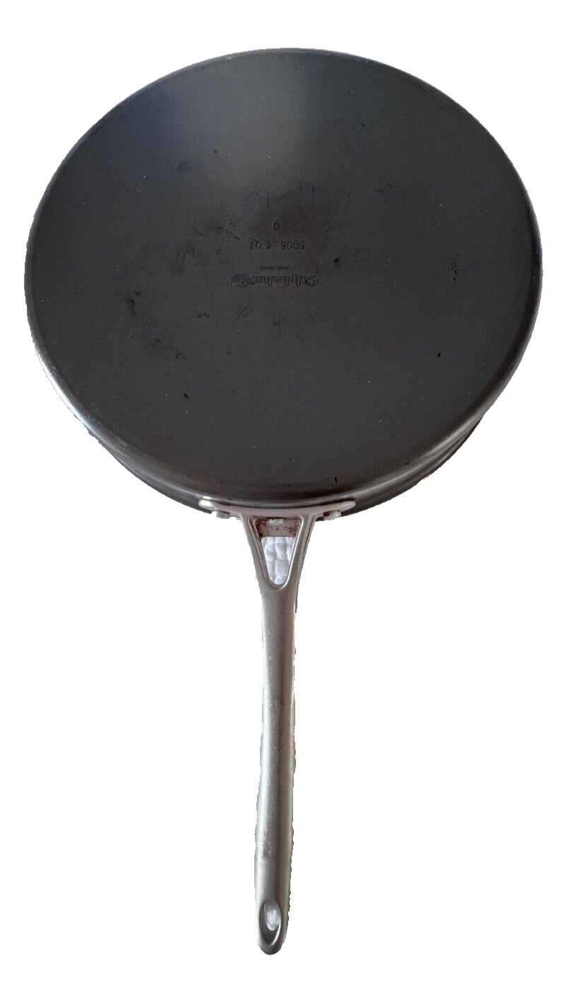 Calphalon 5 qt. Saute Pan Hard AnAluminum Nonstick Lid Matte Black 5005 Cookware