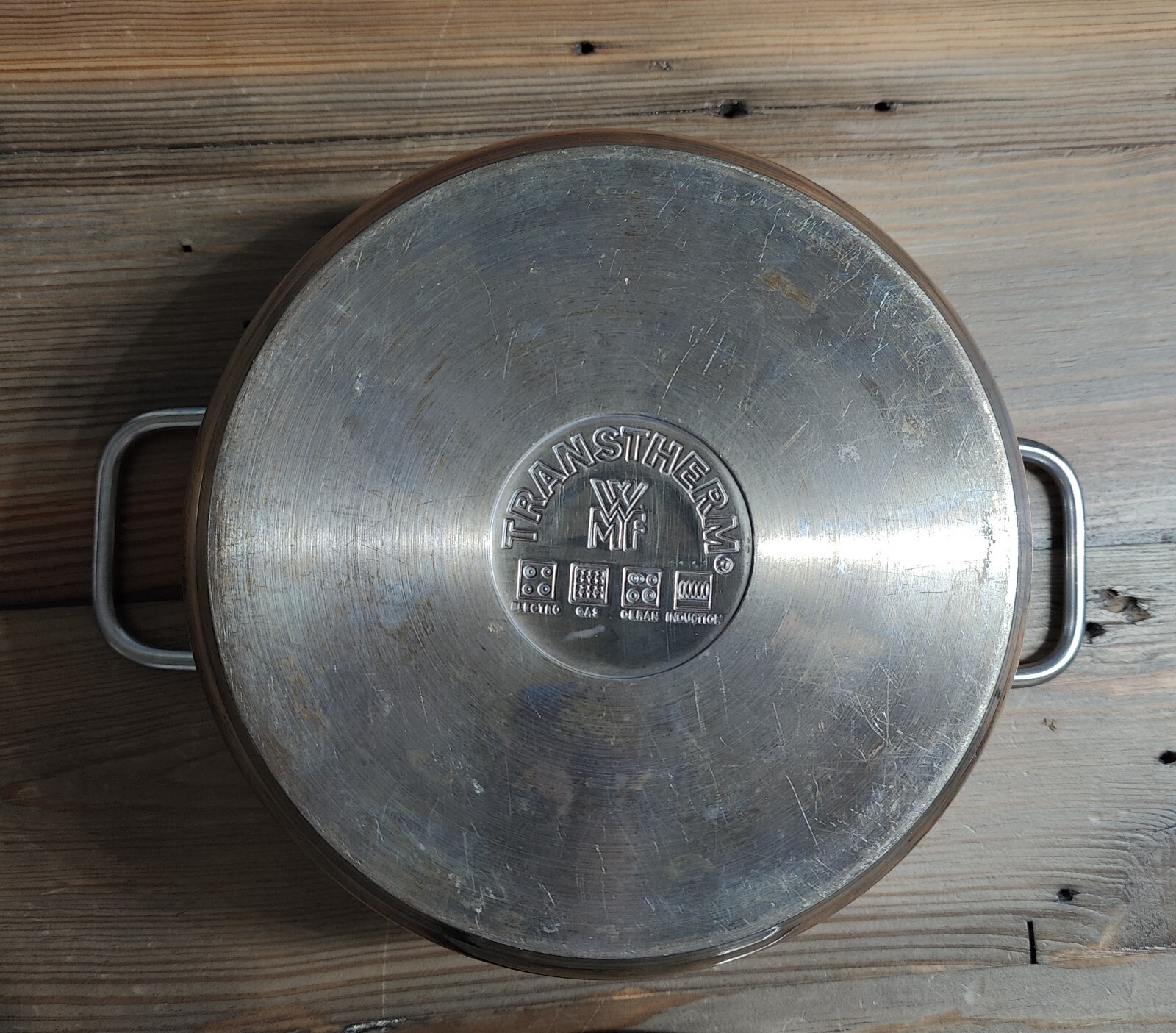 TransTherm 3.5 Liter Stock Pot & Glass Lid For Electric Gas Ceramic Induction