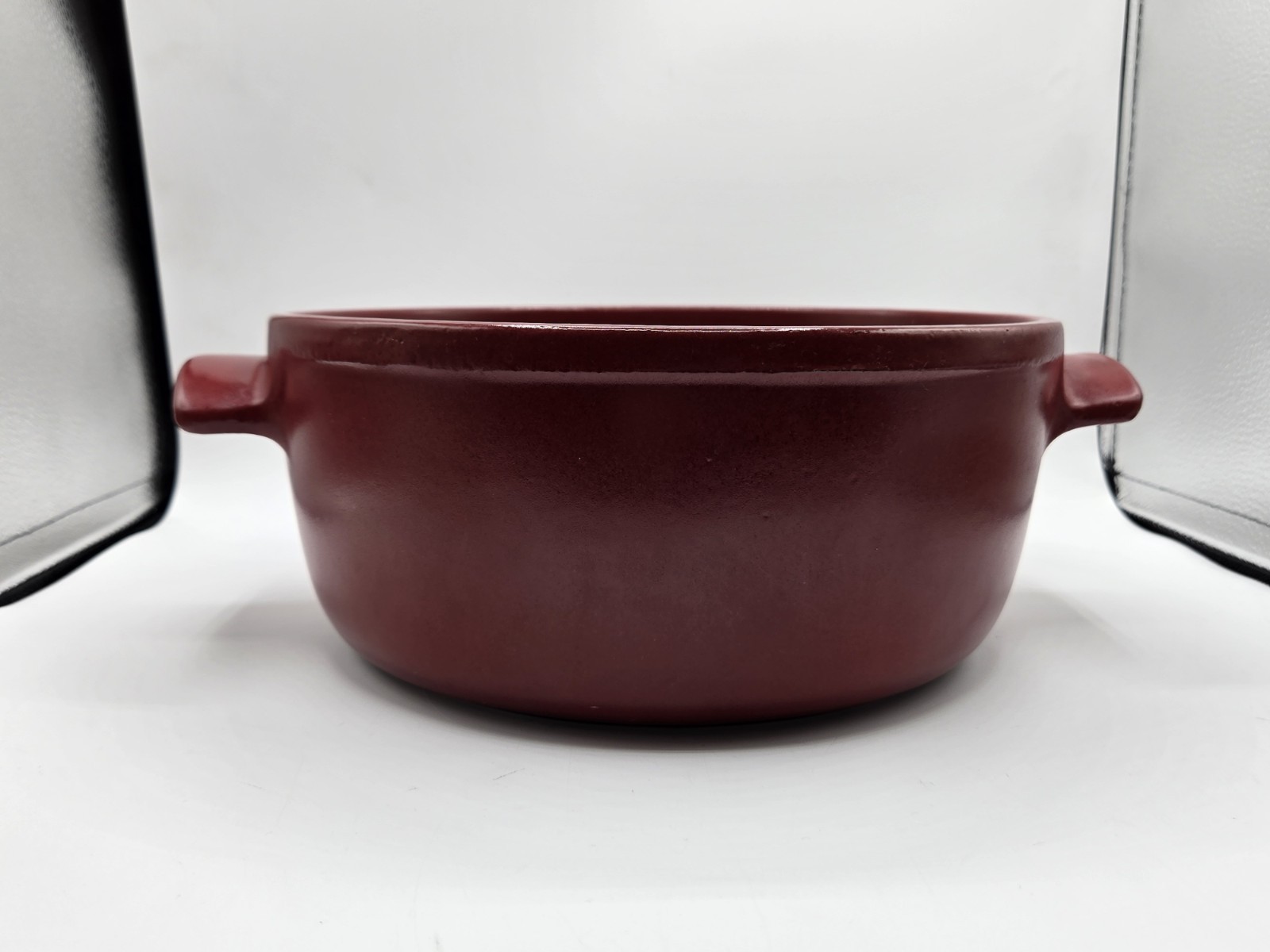 Emile Henry France Dutch Oven Burgundy No Lid