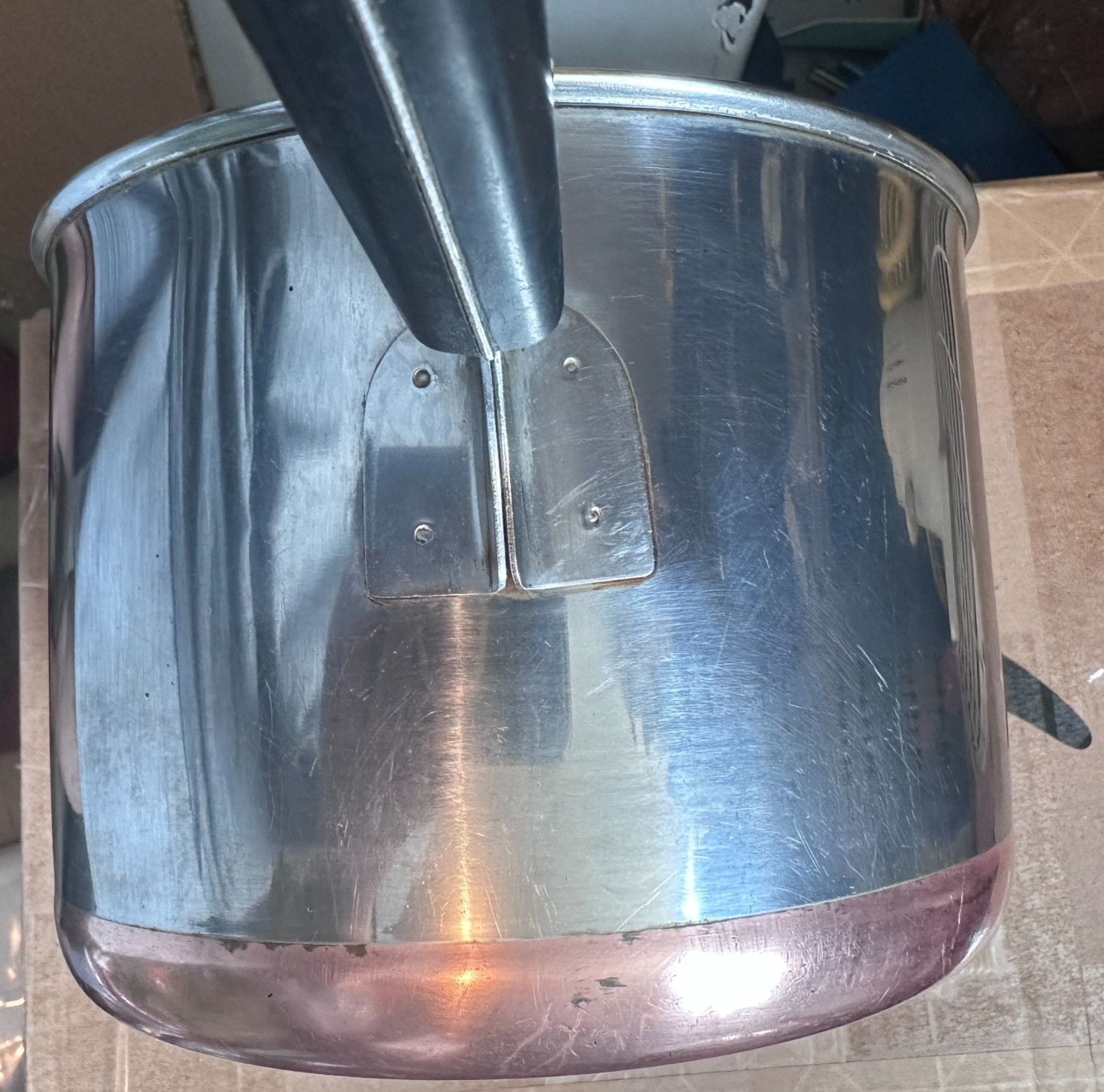 Revere Ware 3 Qt Single Circle Saucepan Bakelite Handle 1936 – 1946 RARE
