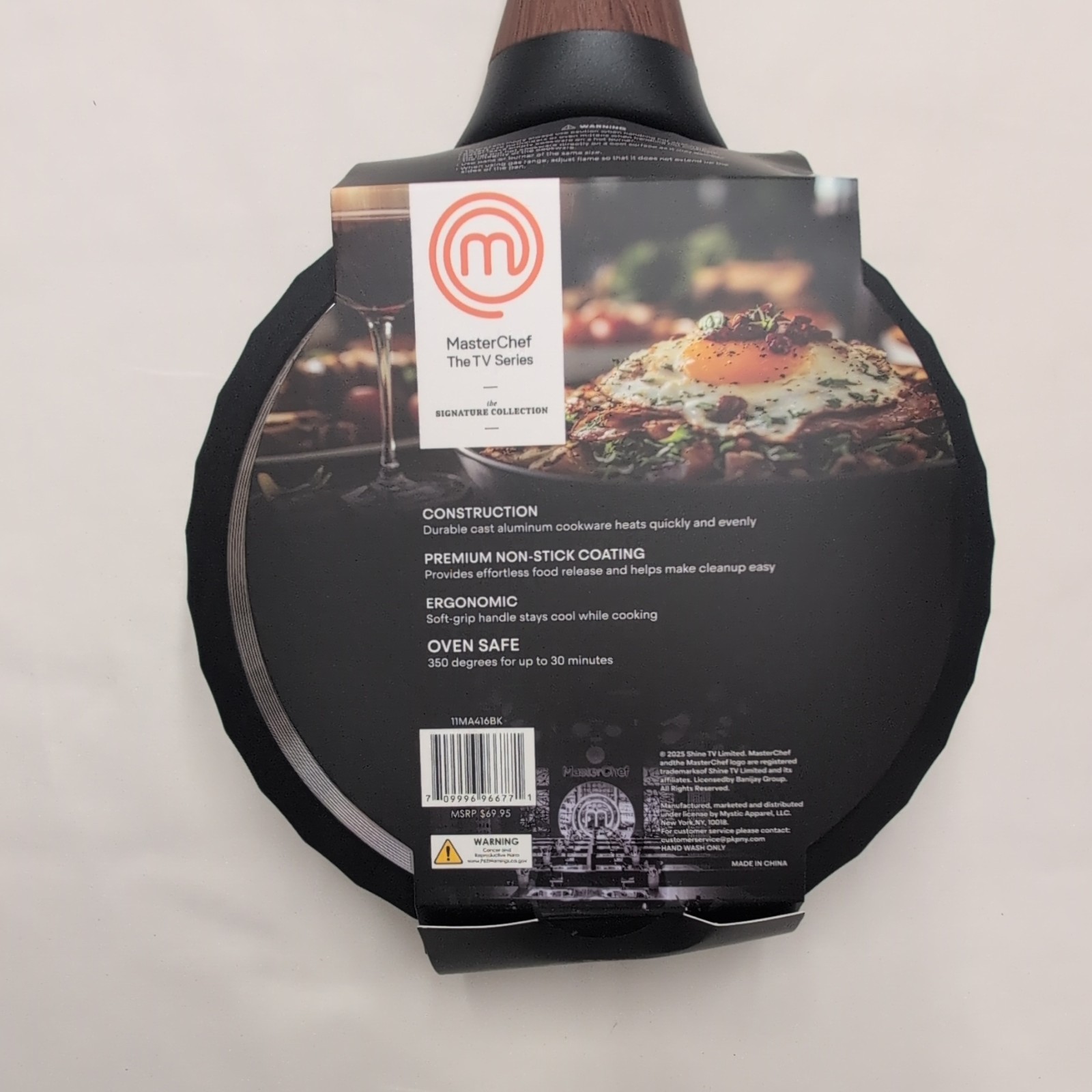 MasterChef 8″ Nonstick Cast Alum Frying Pan, Oven Safe – Missing Label -New-
