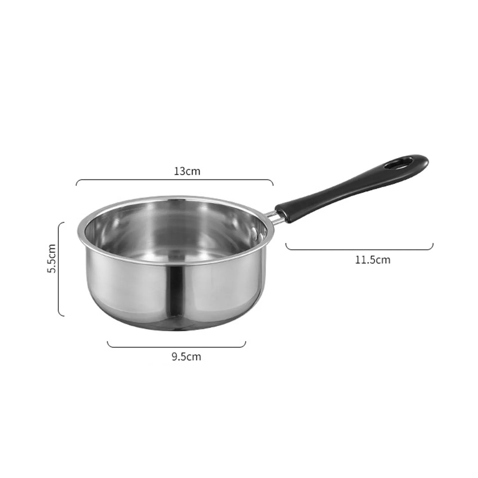 Small Saucepan Porridge Cooking Pot Cookware Mini Soup Pot for Kitchen