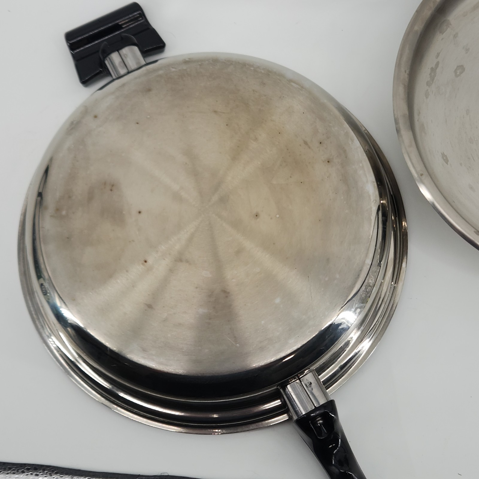 Americraft Healthy Gourmet 11.5″ Stainless Steel Skillet Pan Lid USA