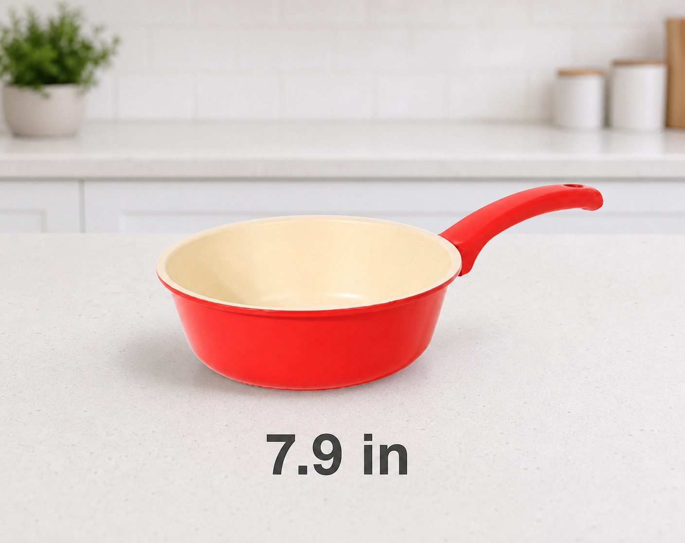 Made in Korea 7.9-Inch IH Induction Nonstick Wok Pan