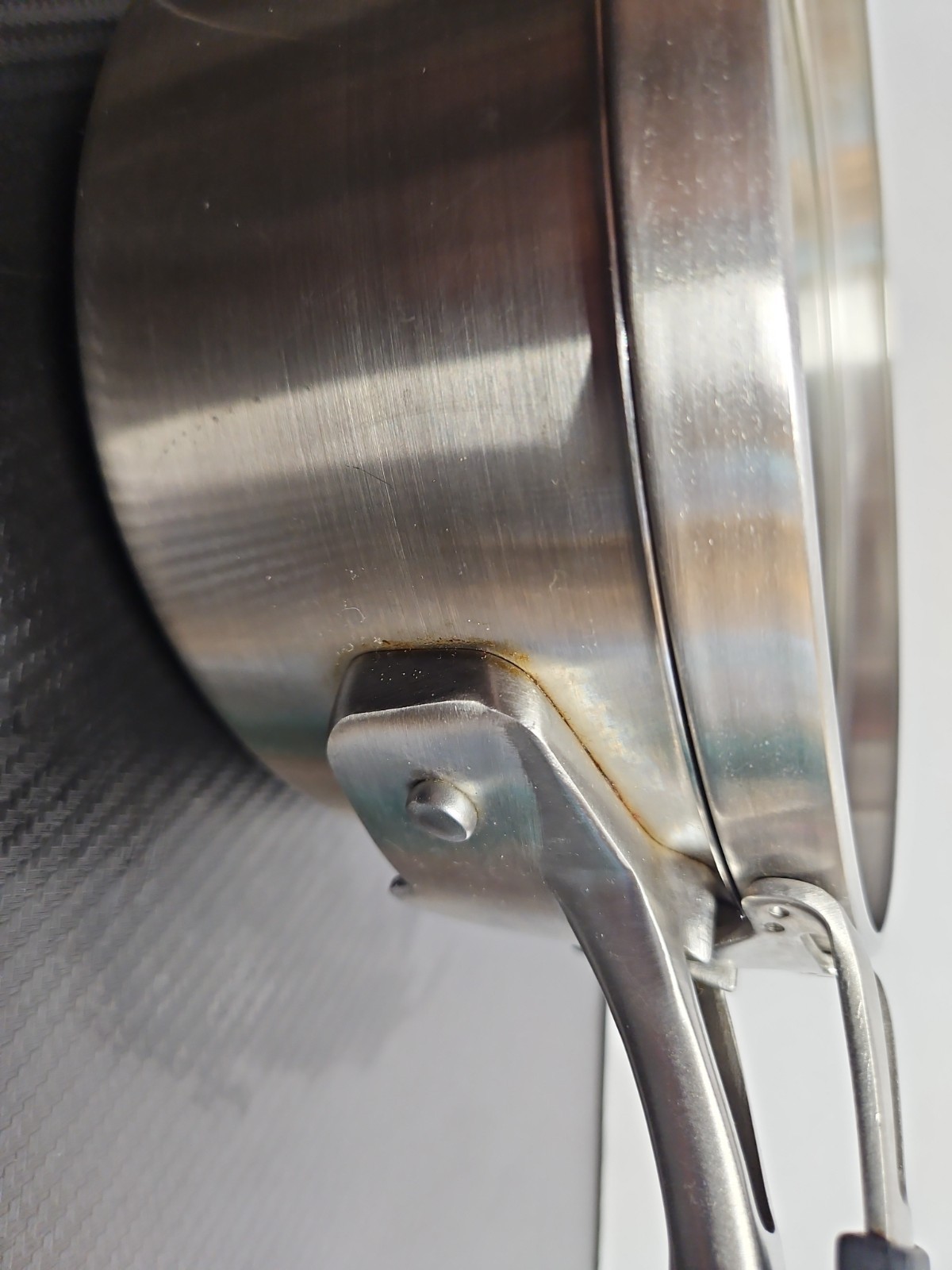 Select By Calphalon 6 Inch 2.5 Qt. Stainless Sauce Pan with Tempered Glass Lid