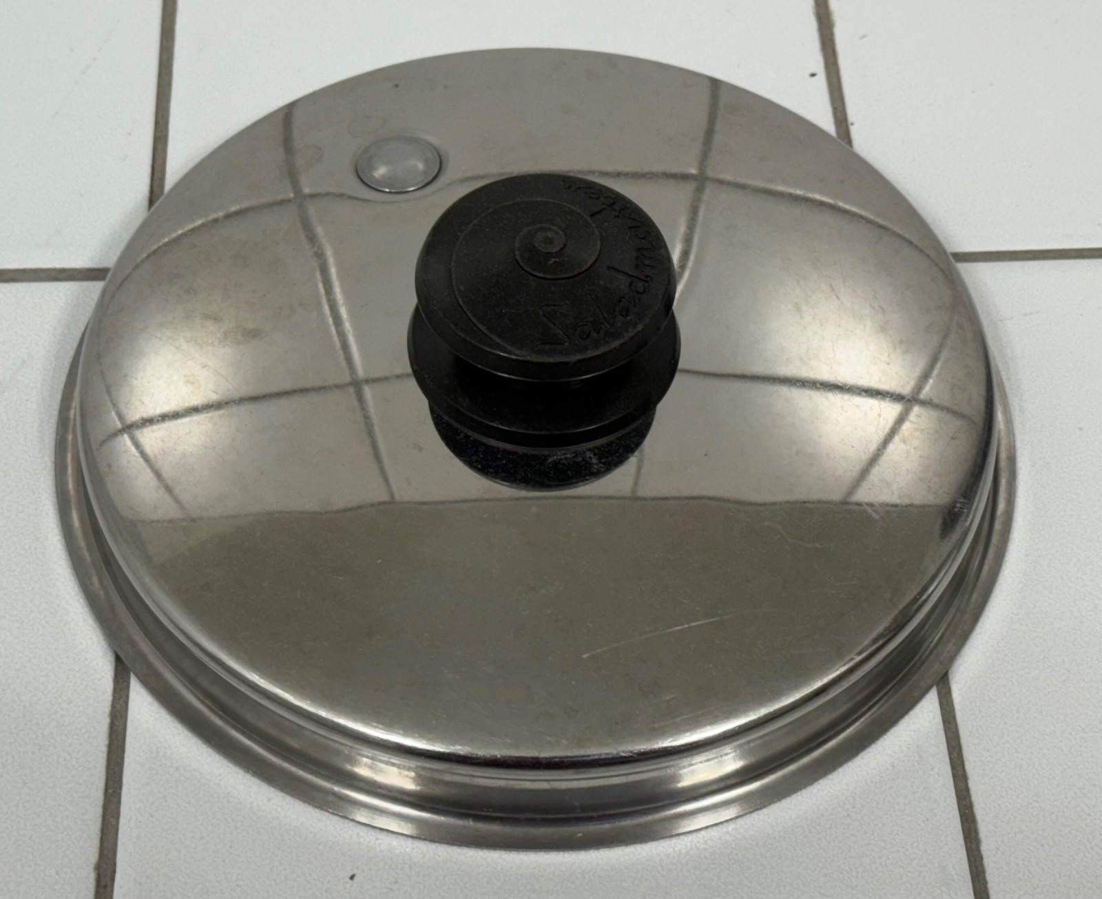 Saladmaster Cookware Stainless Steel 7 5/8 inch cover / lid