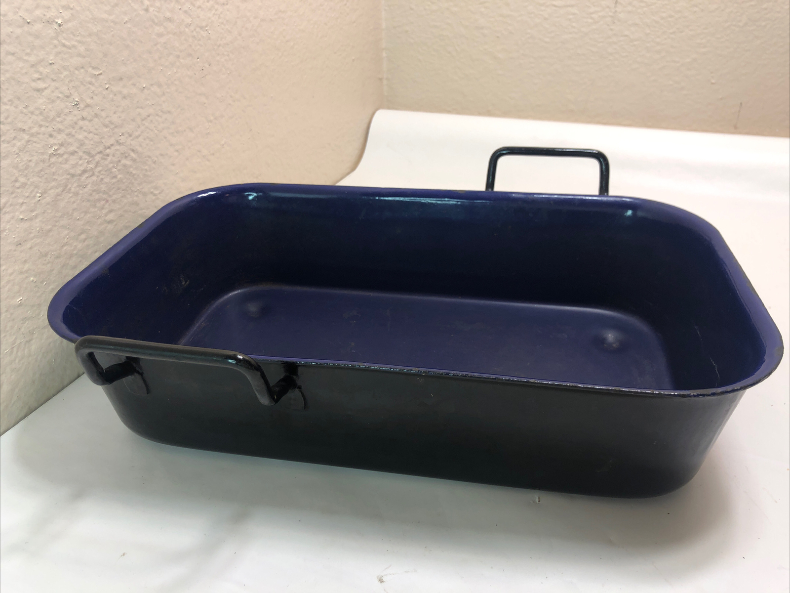Stahltopt Nahrath Stahl Roaster Pan Enamelware Blue 154