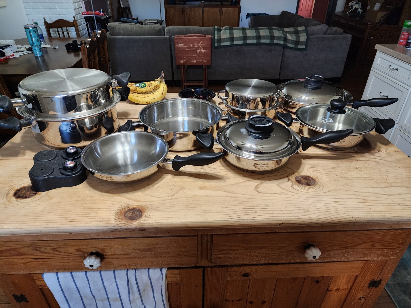 Carico Ultra Tech II 12 PC Stainless Steel Cookware Set
