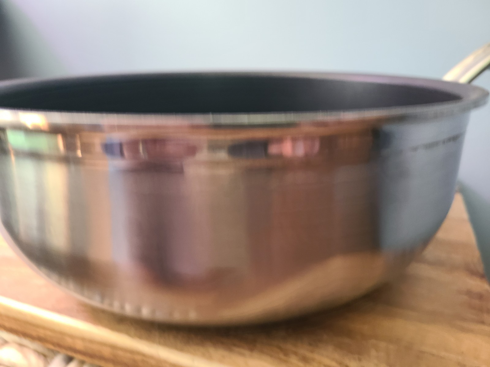 Hestan ProBond Forged 3.5 Quart Professional Clad Stainless Steel Saucier Pan
