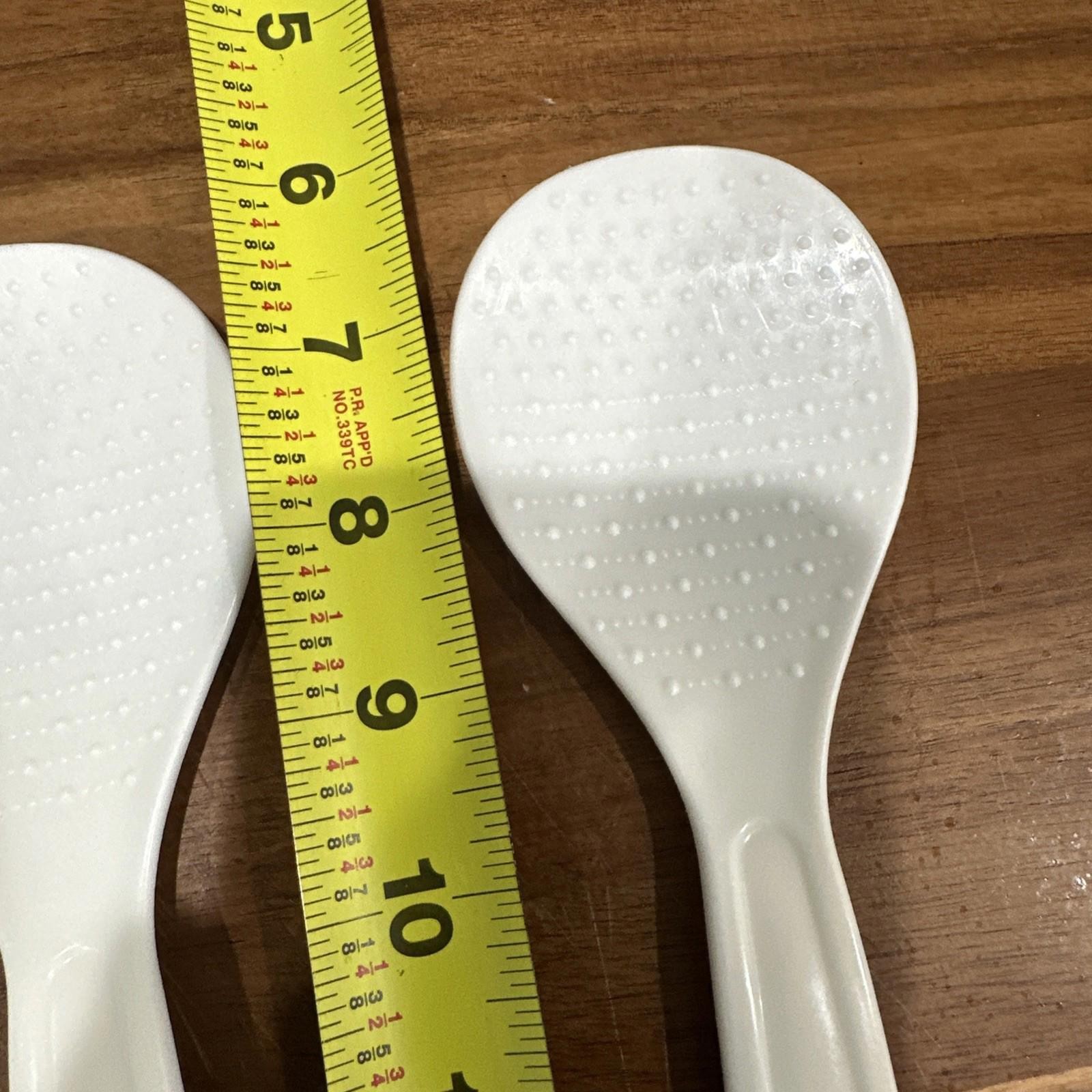 3 Pieces Non-Stick Rice Paddle Plastic Rice Spoon, Spatula Ladle, Kitchen Tool