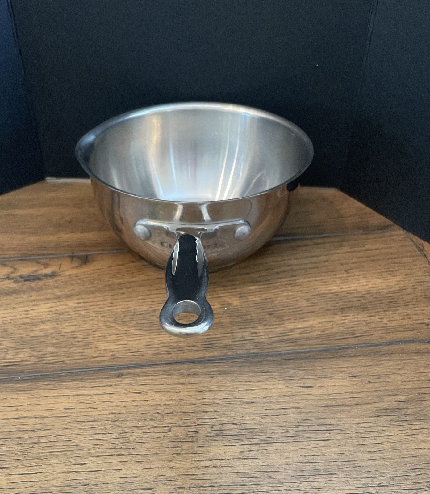 Cuisinart 1 Quart Stainless Pour Saucier Steel Sauce Pan 735-160P W/Pour Spout