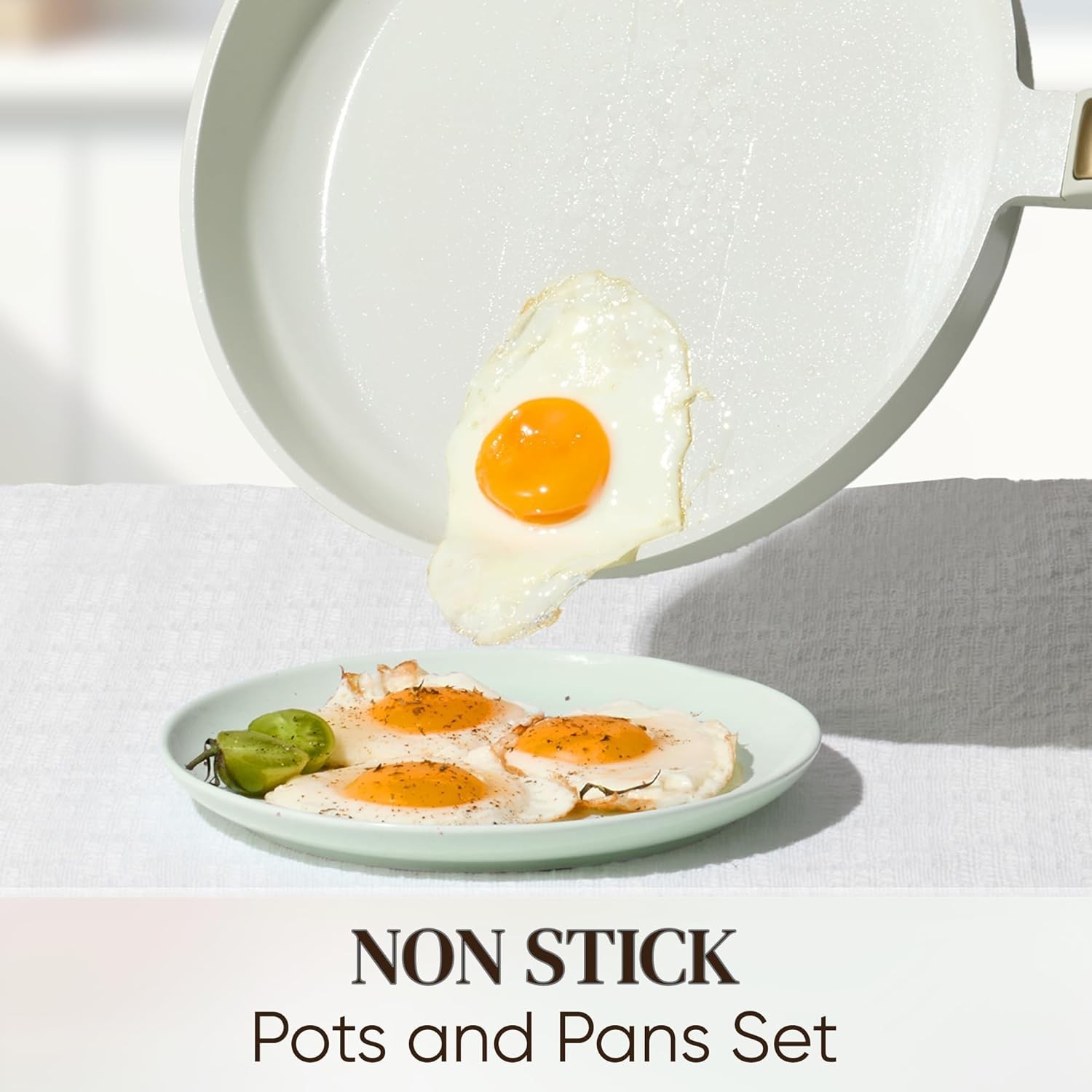 Non-Toxic 14-Piece Ceramic Cookware Set – Ideal for Induction and RV Cooking