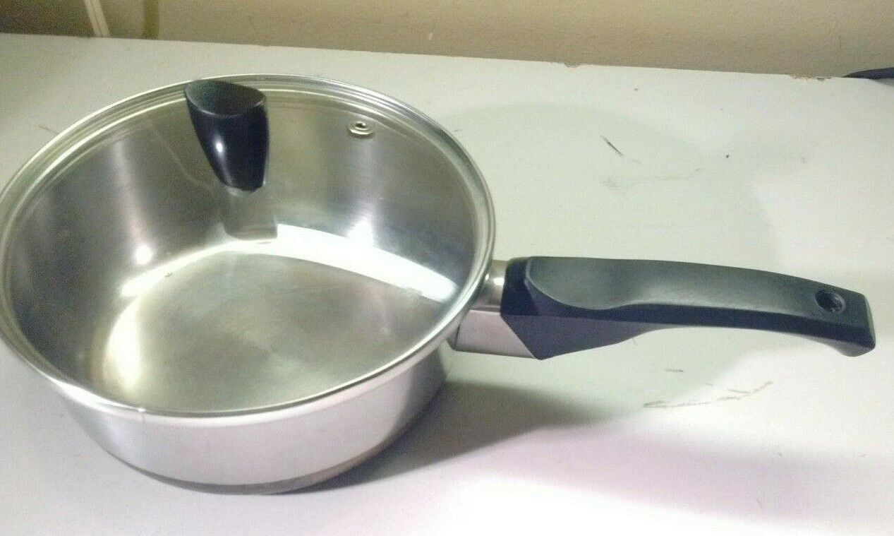 COOKTIME 1 Qt Saucepan Stainless Copper Clad Butter Pot Milk Warmer & Lid Korea