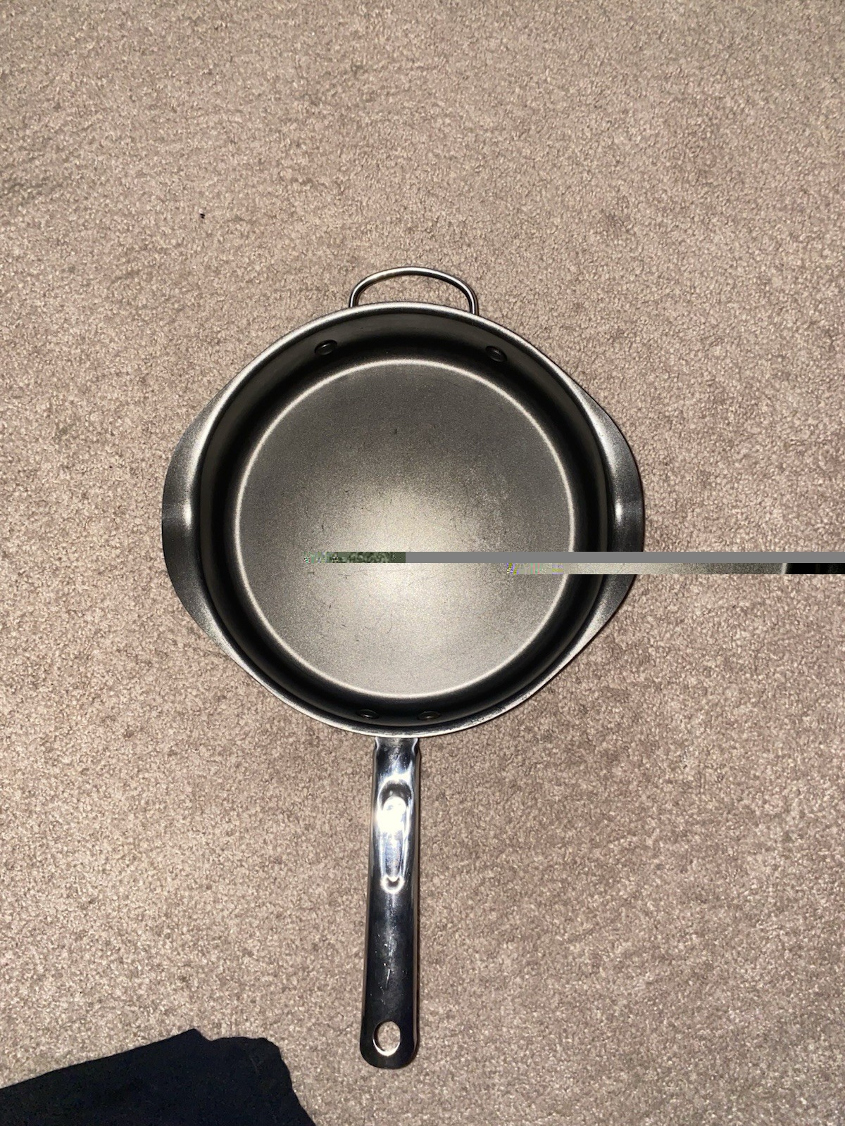 WearEver 10 in Nonstick Stainless Steel Deep Skillet w Glass Lid Silver/Black