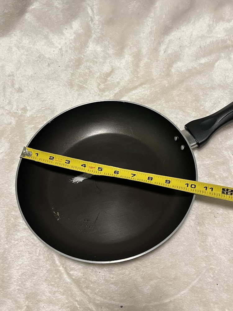 T-fal Tefal 10.25 in Nonstick Round Frying Pan Skillet Black Aluminum