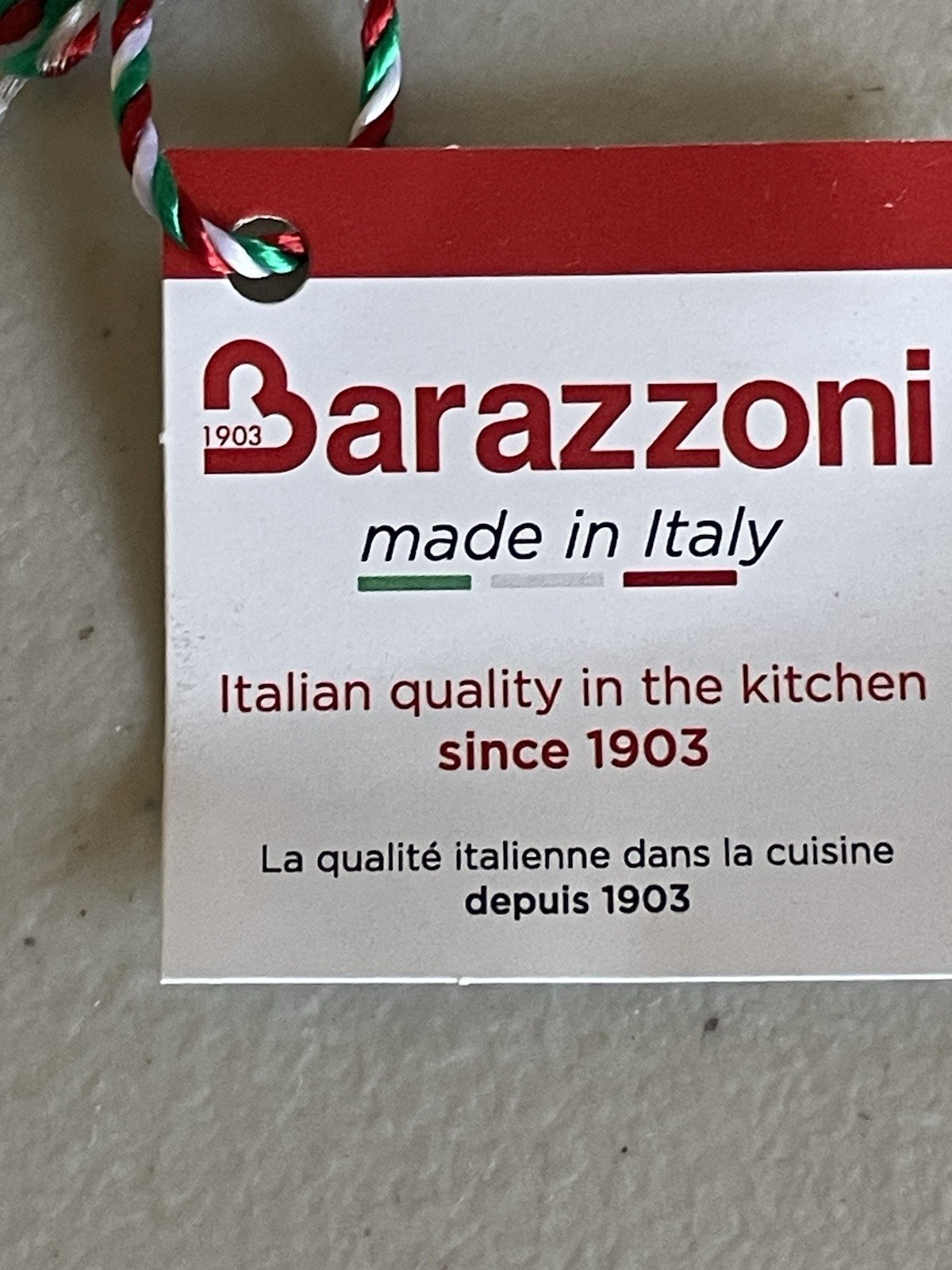 BARAZZONI STAINLESS STEEL CONICAL PAN 14 CM (5,6”) ITALY