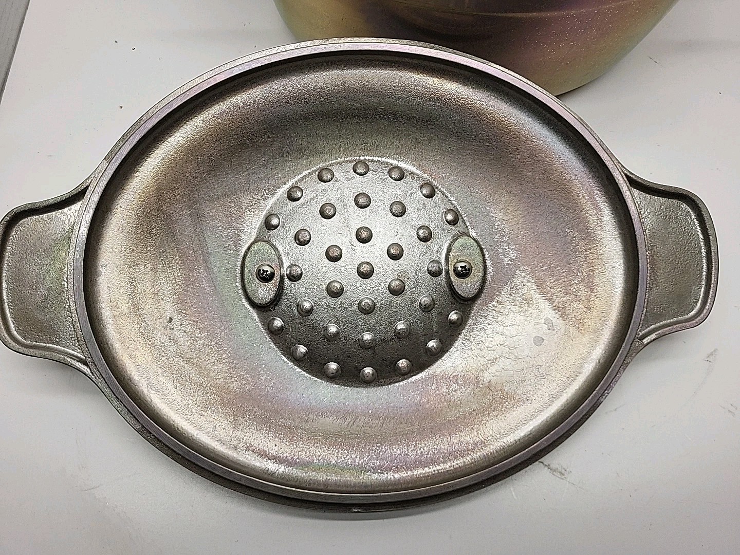Technique Cast Aluminum 6 1/2 qt Dutch Oven Stovetop Smoker Roaster Inserts Lid