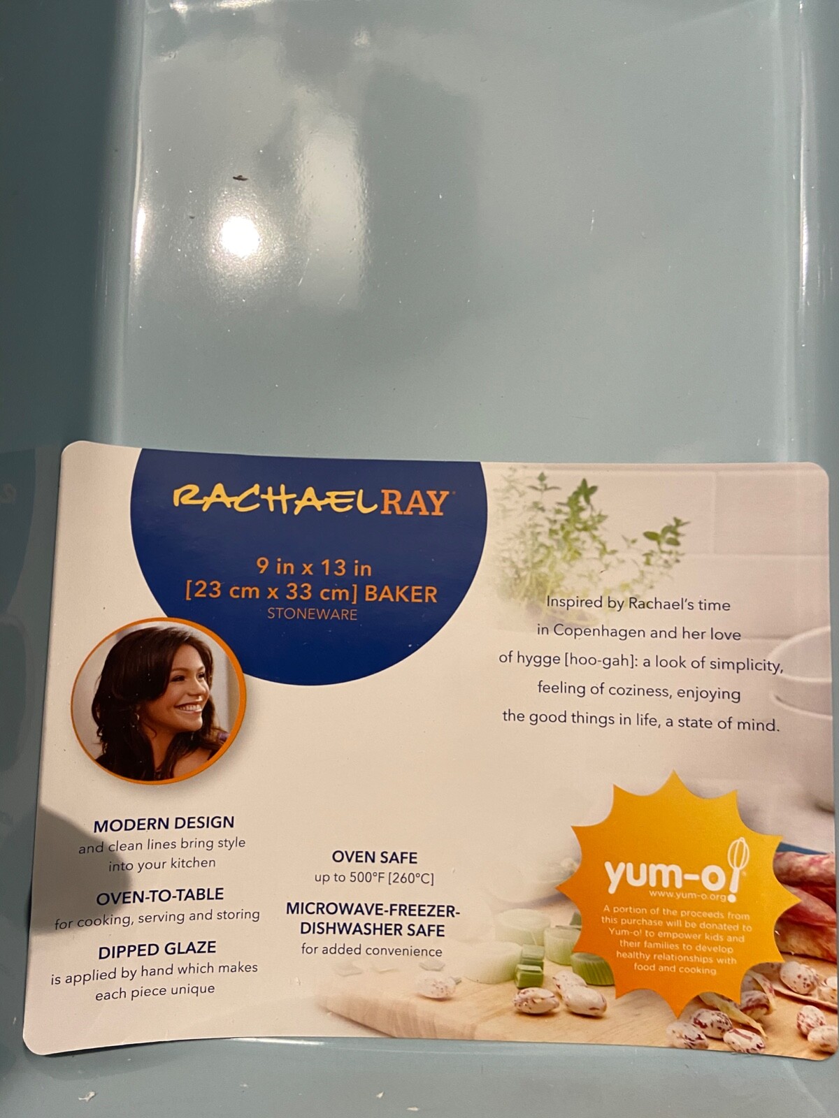Rachel Ray Oval Baker 9×13 NEW 