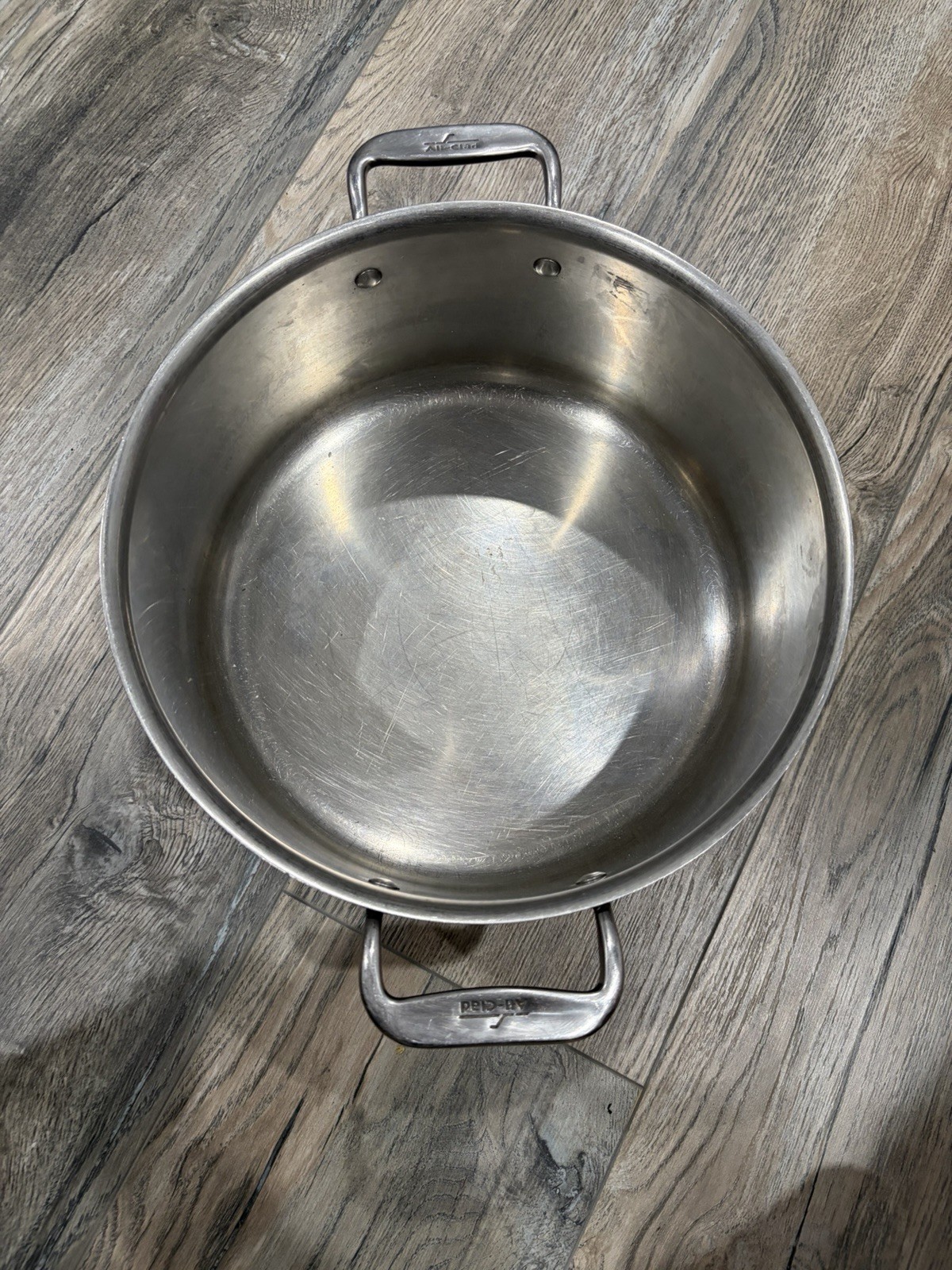 All-Clad D3 6 Qt Stainless Steel Stockpot Double Handle 8400001601