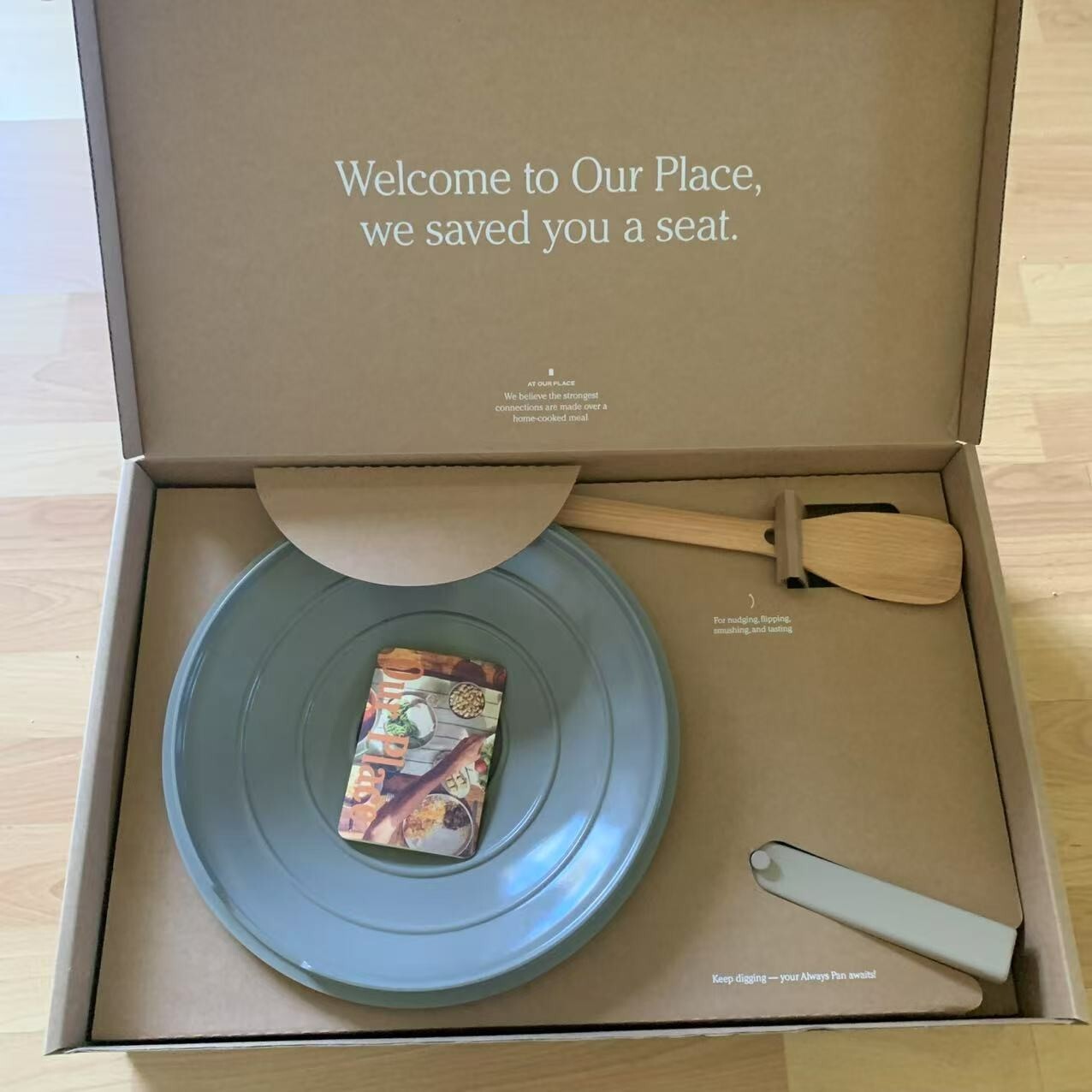 Our Place Large Always Pan 12.5” 10 in 1 Nonstick Pan w Lid & spoon