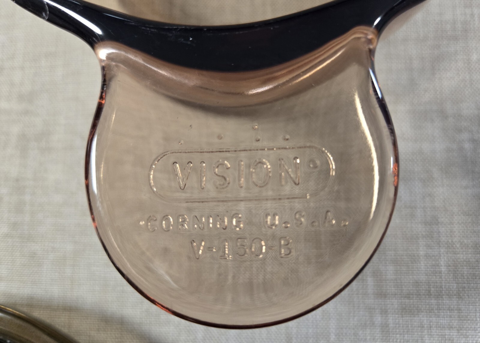 Vision Corning Ware Grab It Amber Brown Mini V-240-B And V-150-B With Lids