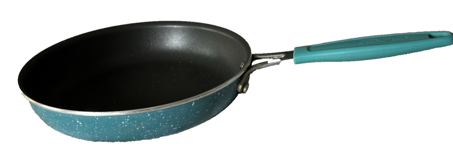 Pioneer Woman Frontier Teal Speckle 8.5+/-Nonstick Frying Pan Skillet 3428TBT