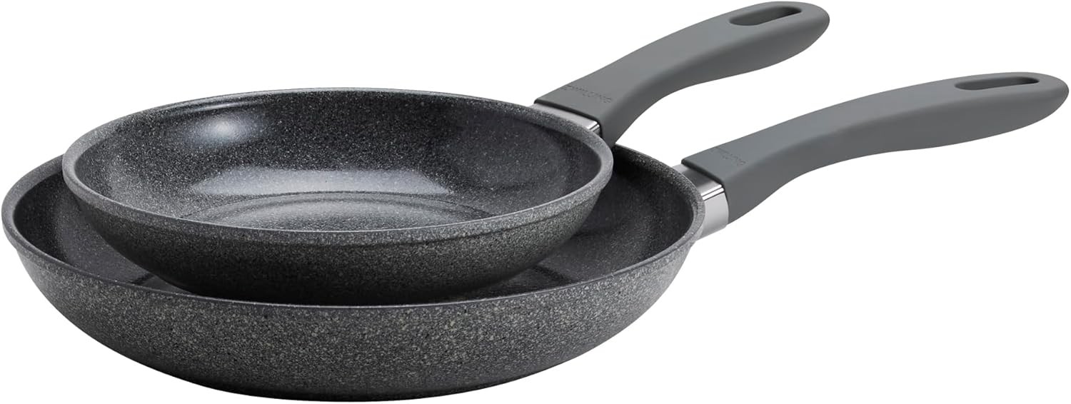 ZWILLING Parma Plus Ceramic 2-pc Aluminum Nonstick Fry Pan Set Gray