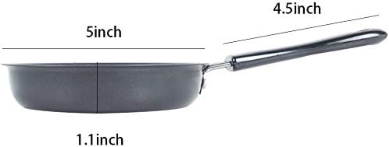 2023 Upgrade: Cast Iron Mini Frying Pan – Dishwasher Safe & Versatile