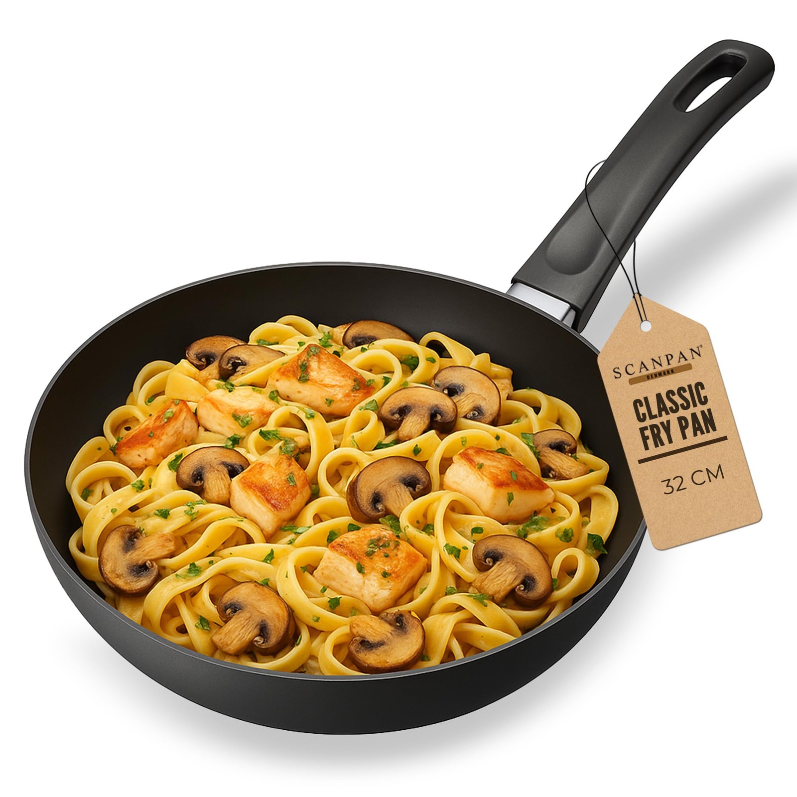Scanpan Classic Fry Pan, black, “12””” (SP32001203),Frying & Grill Pans