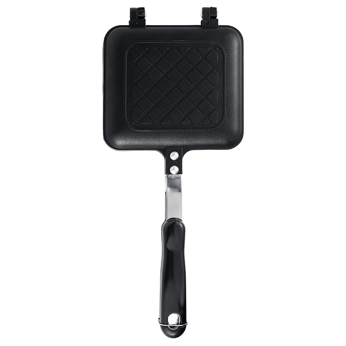 Grilled Sandwich Maker,Camping Toastie Maker, Stove top Panini Press Pan with…