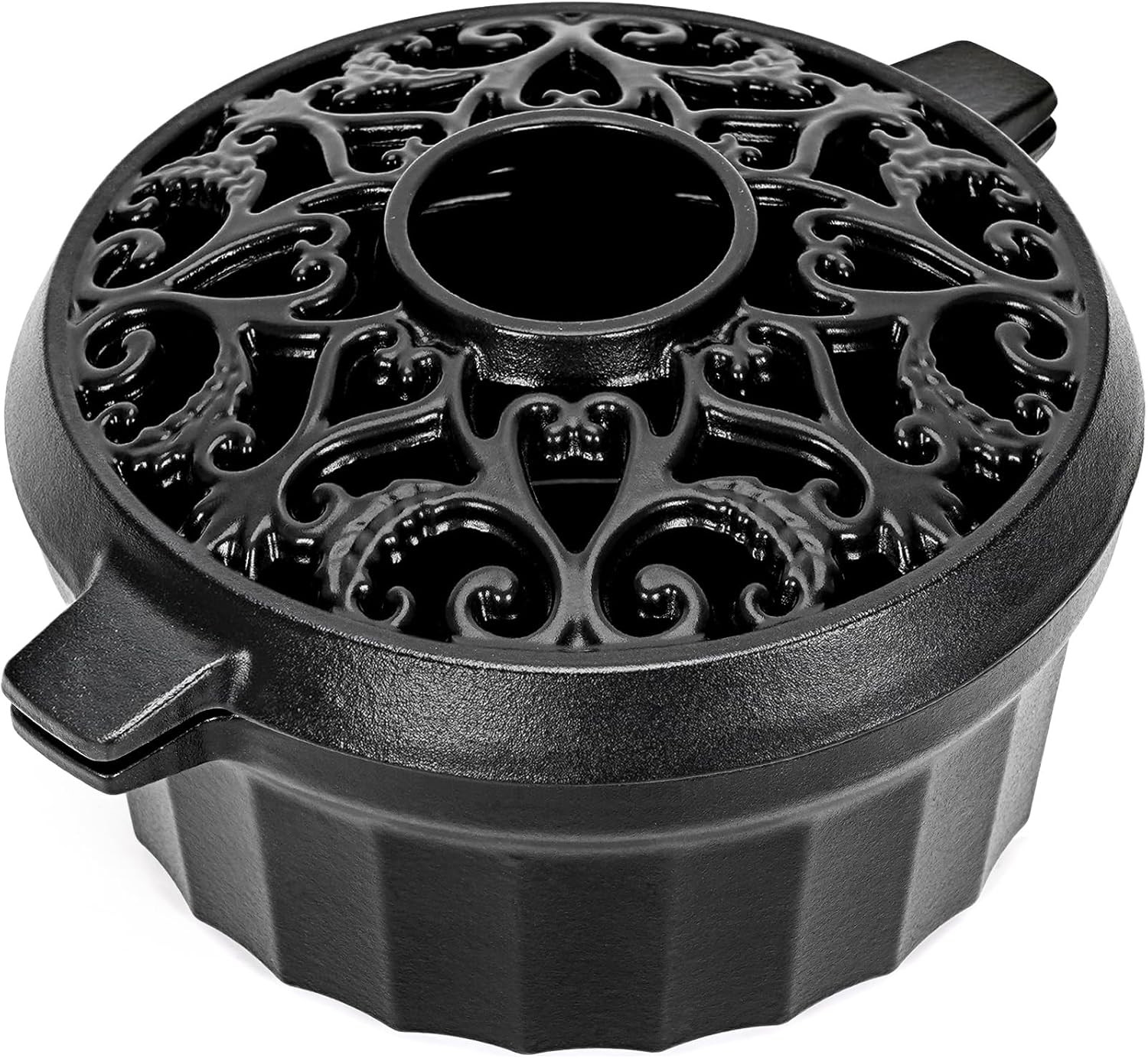 Cast Iron Wood Stove Steamer – 2.7 Quart Humidifier Pot, Black